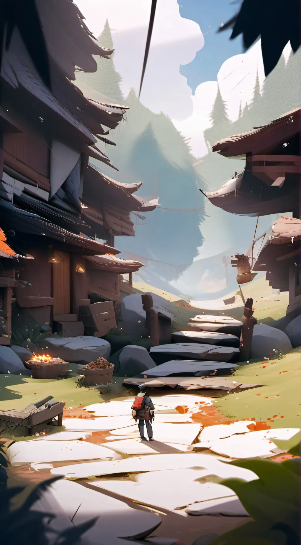 ai character: sprout background