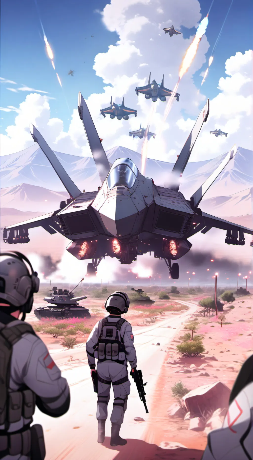 ai character: WW3 background