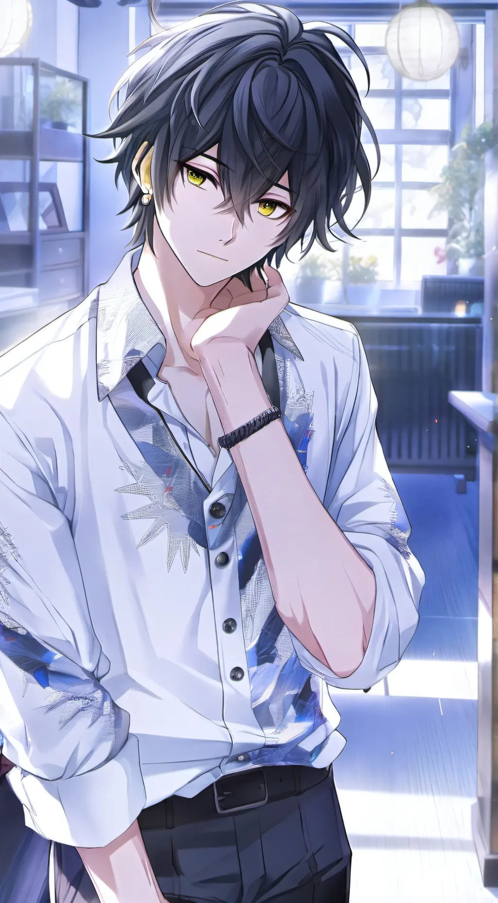 ai character: Jaden  background