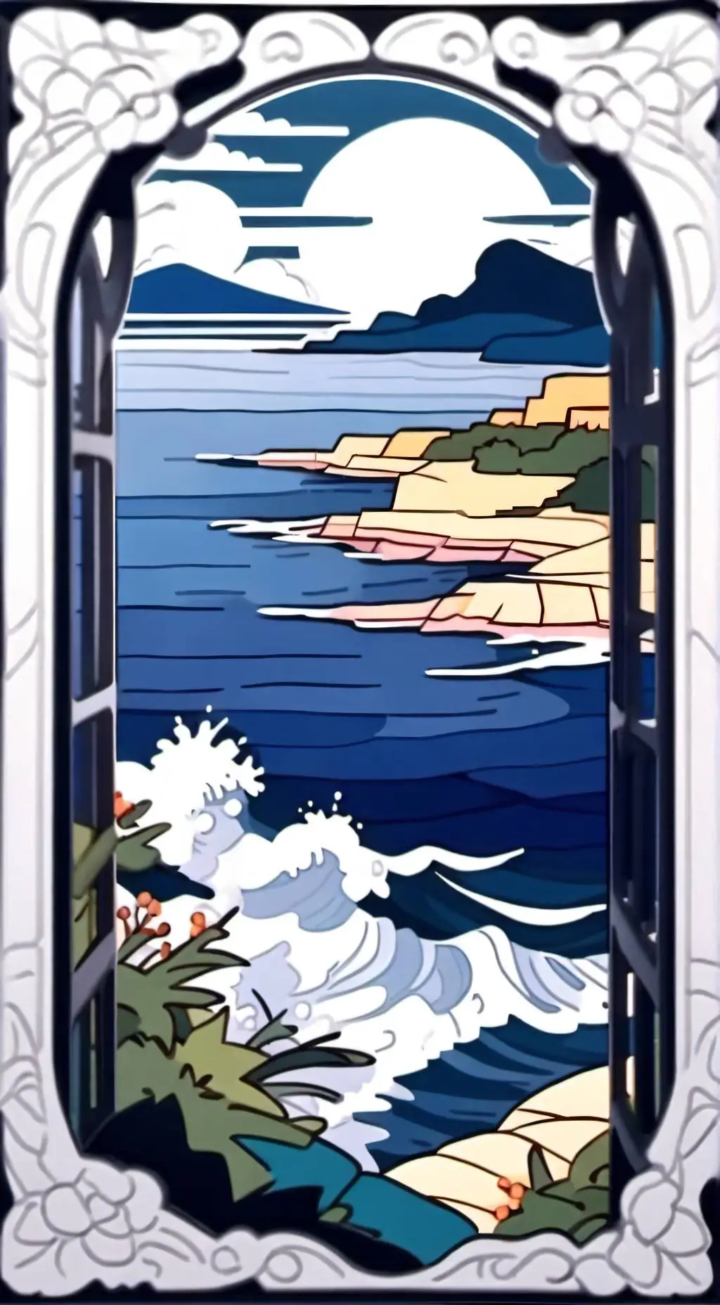 ai character: sky baby wenda kil background