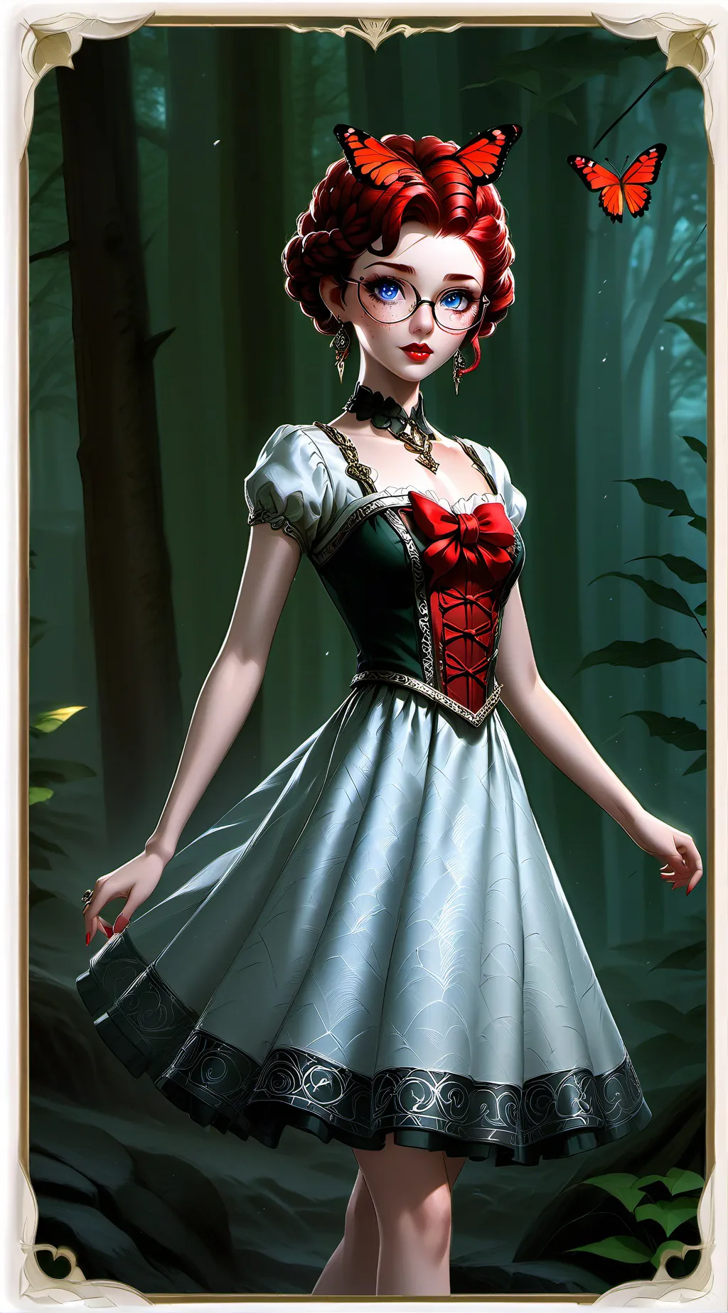 ai character: cherry🌸 blossom 🌼 background