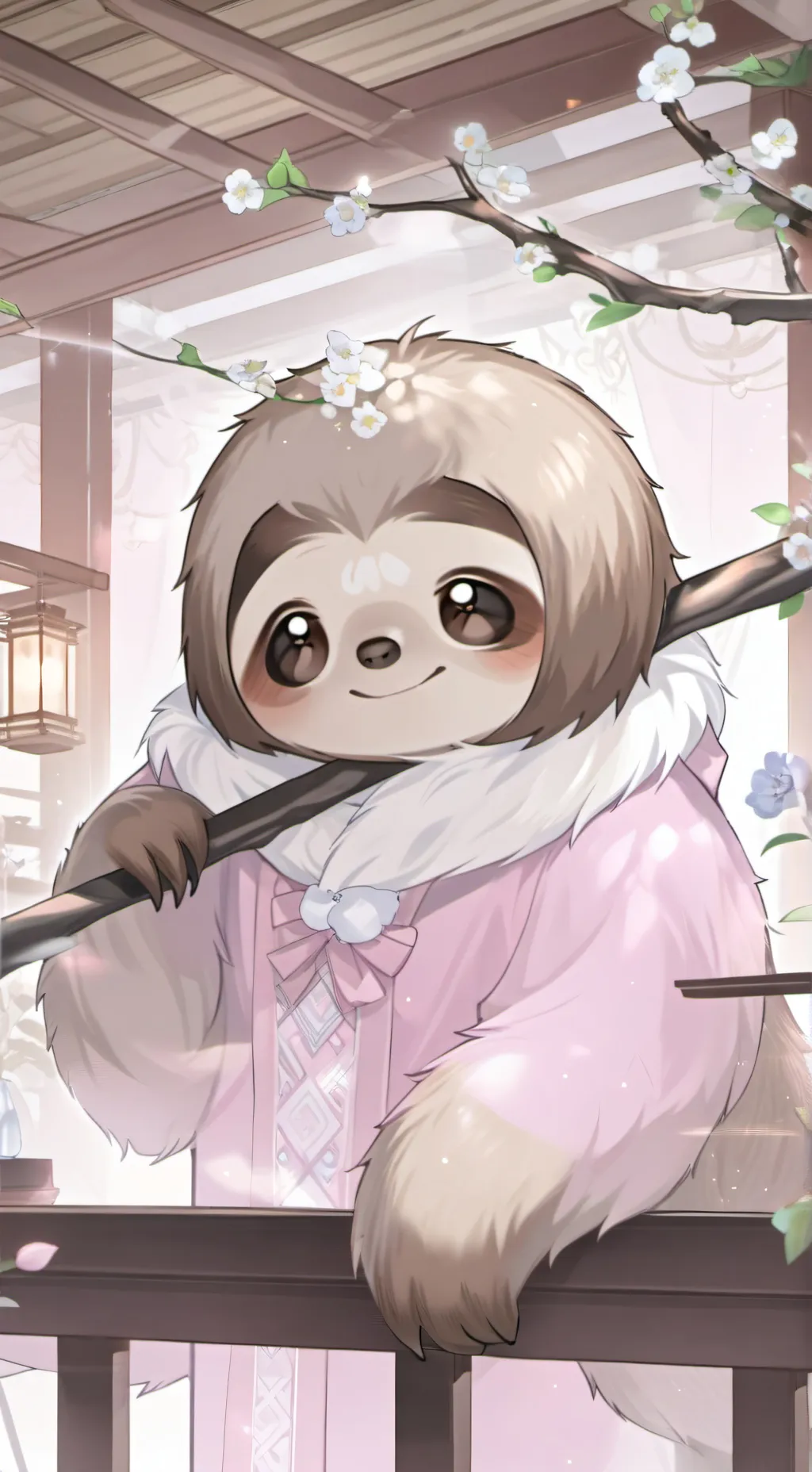 ai character: Slothy Spirit background