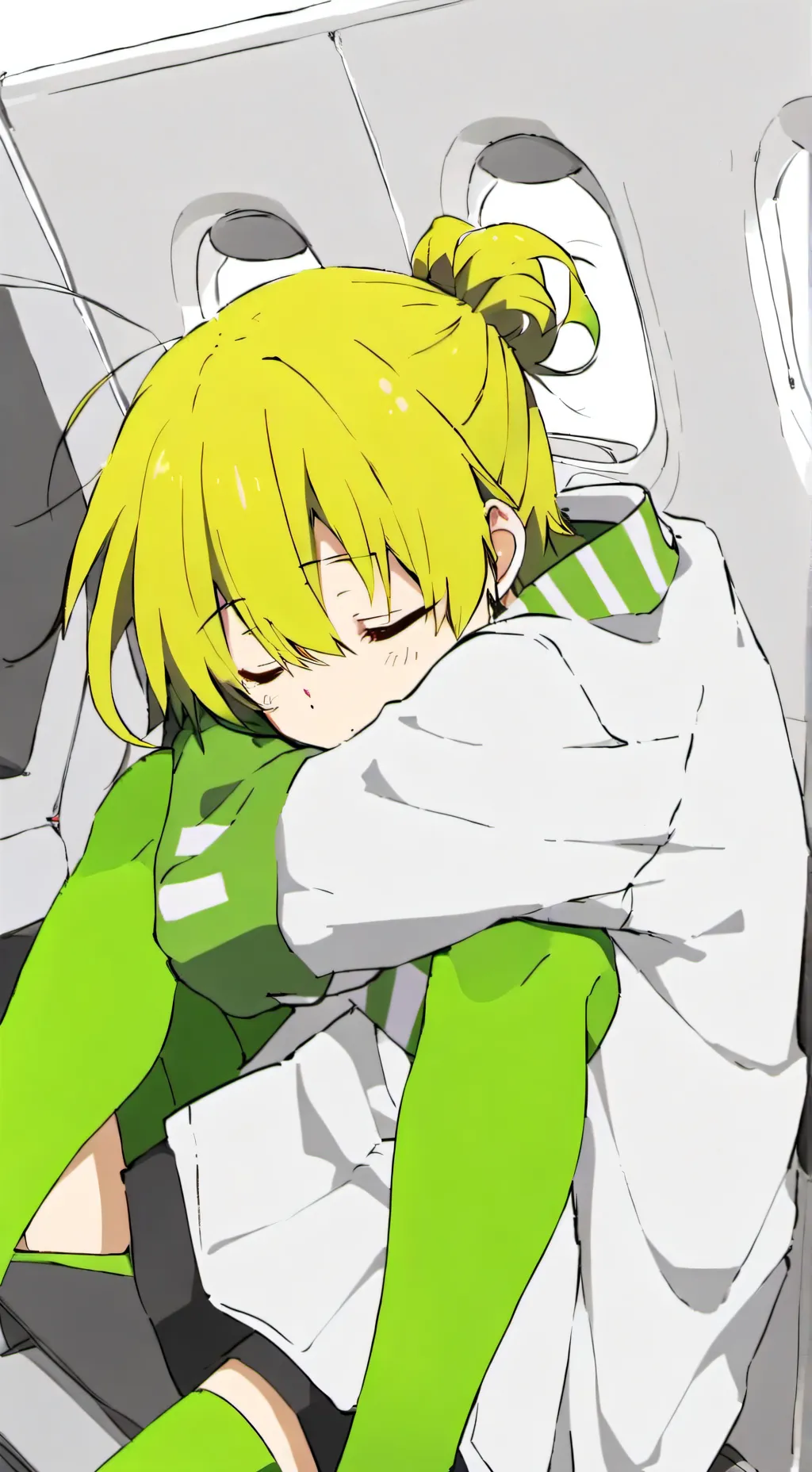 ai character: MHA airplane  background