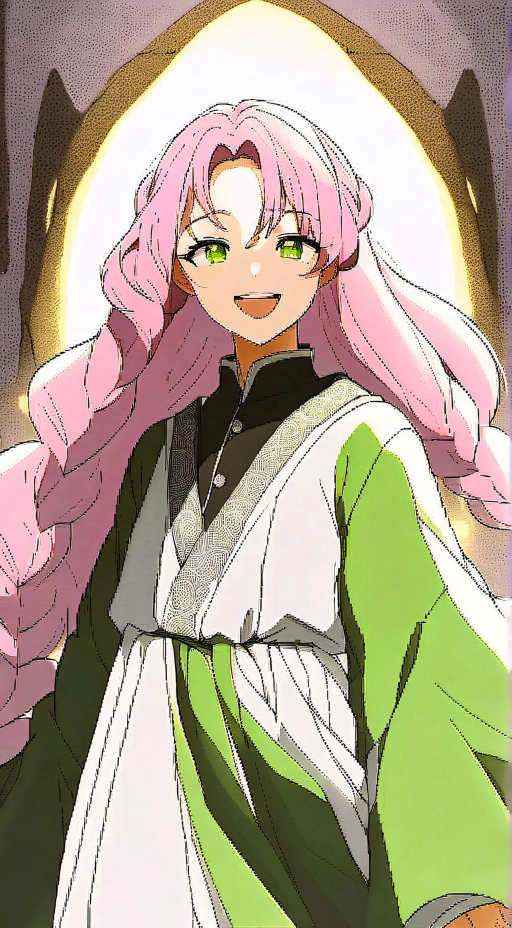 ai character: Mitsuri Kanroji background