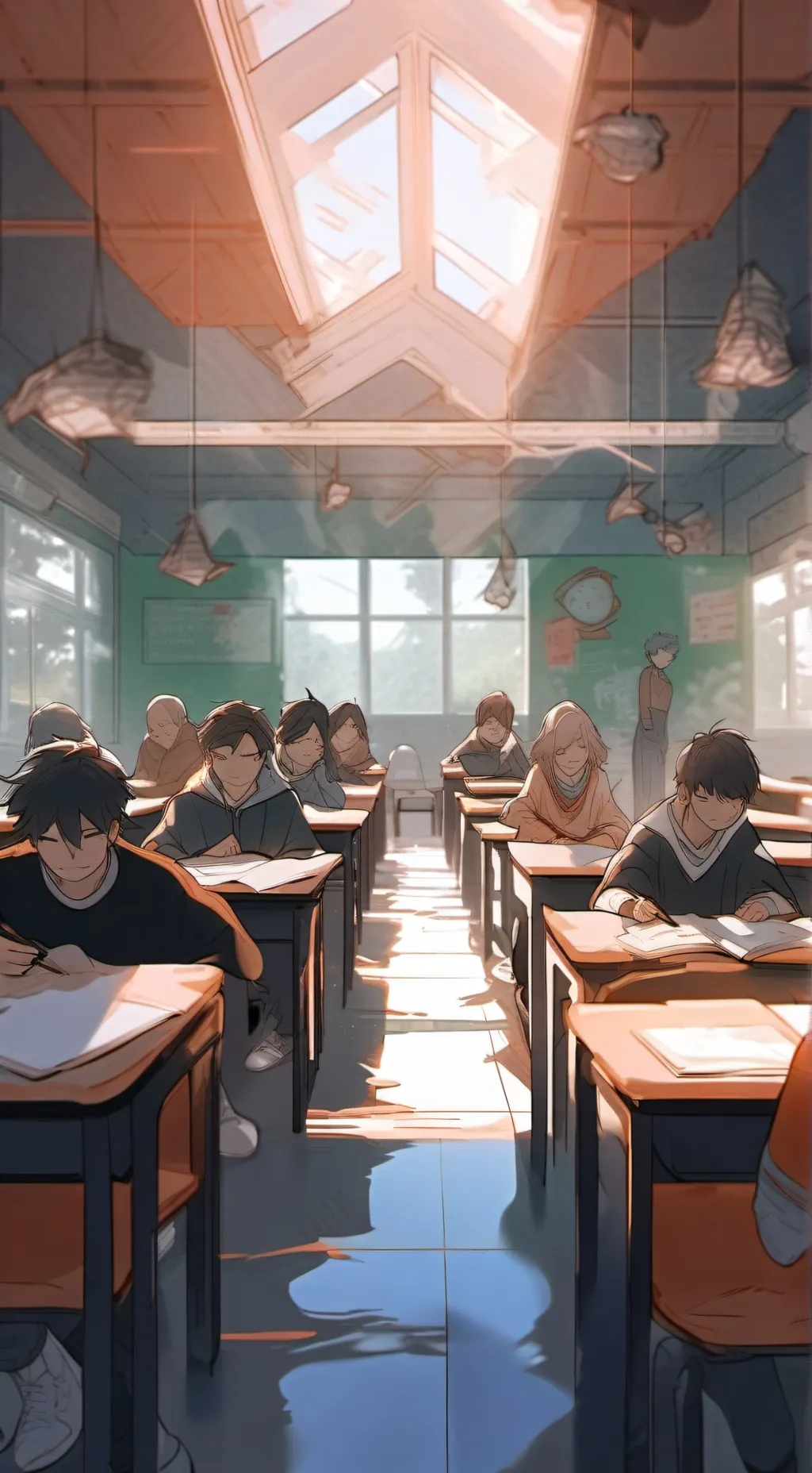 ai character: school of magic  background