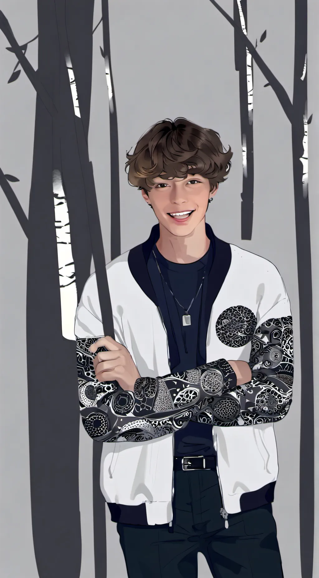 ai character: VANDER  background