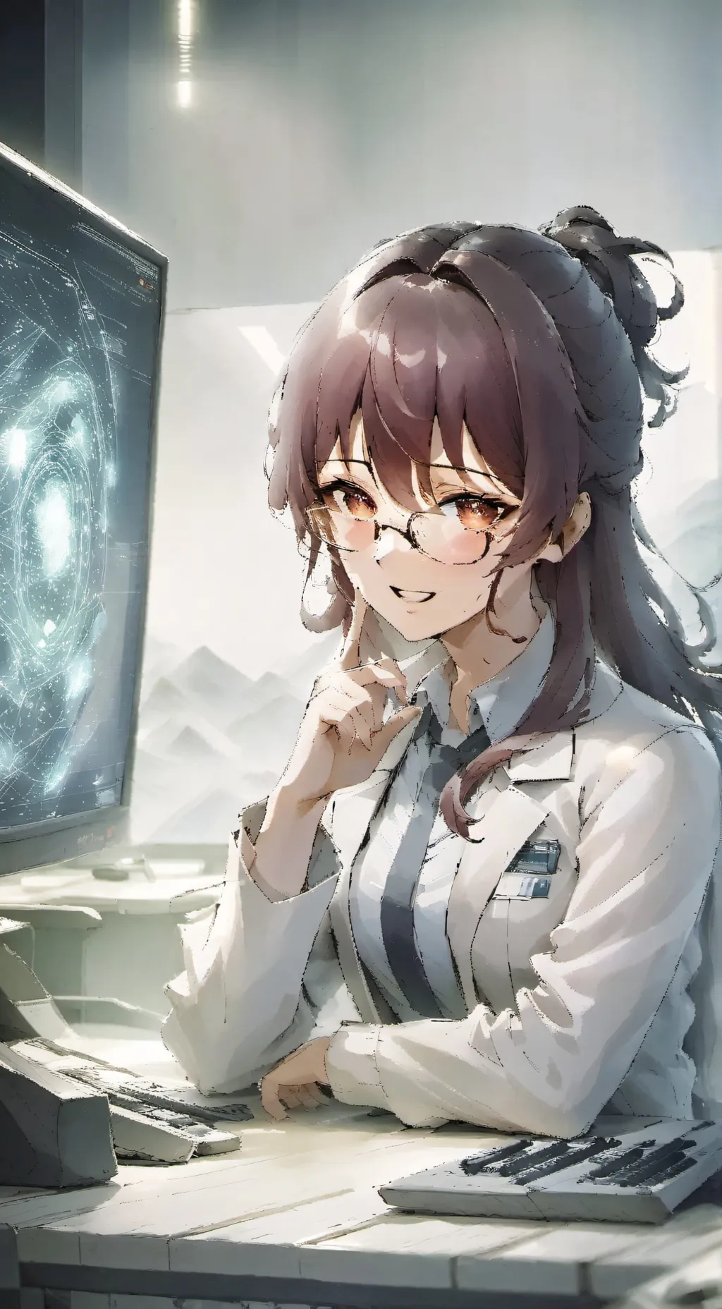 ai character: Rin background