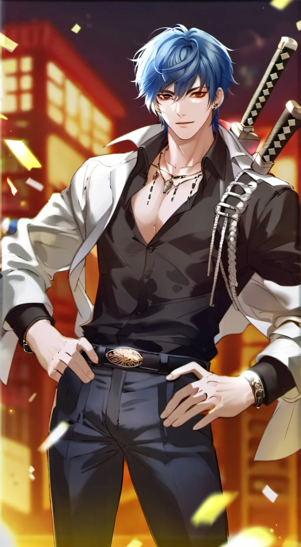 ai character: dante el alien background