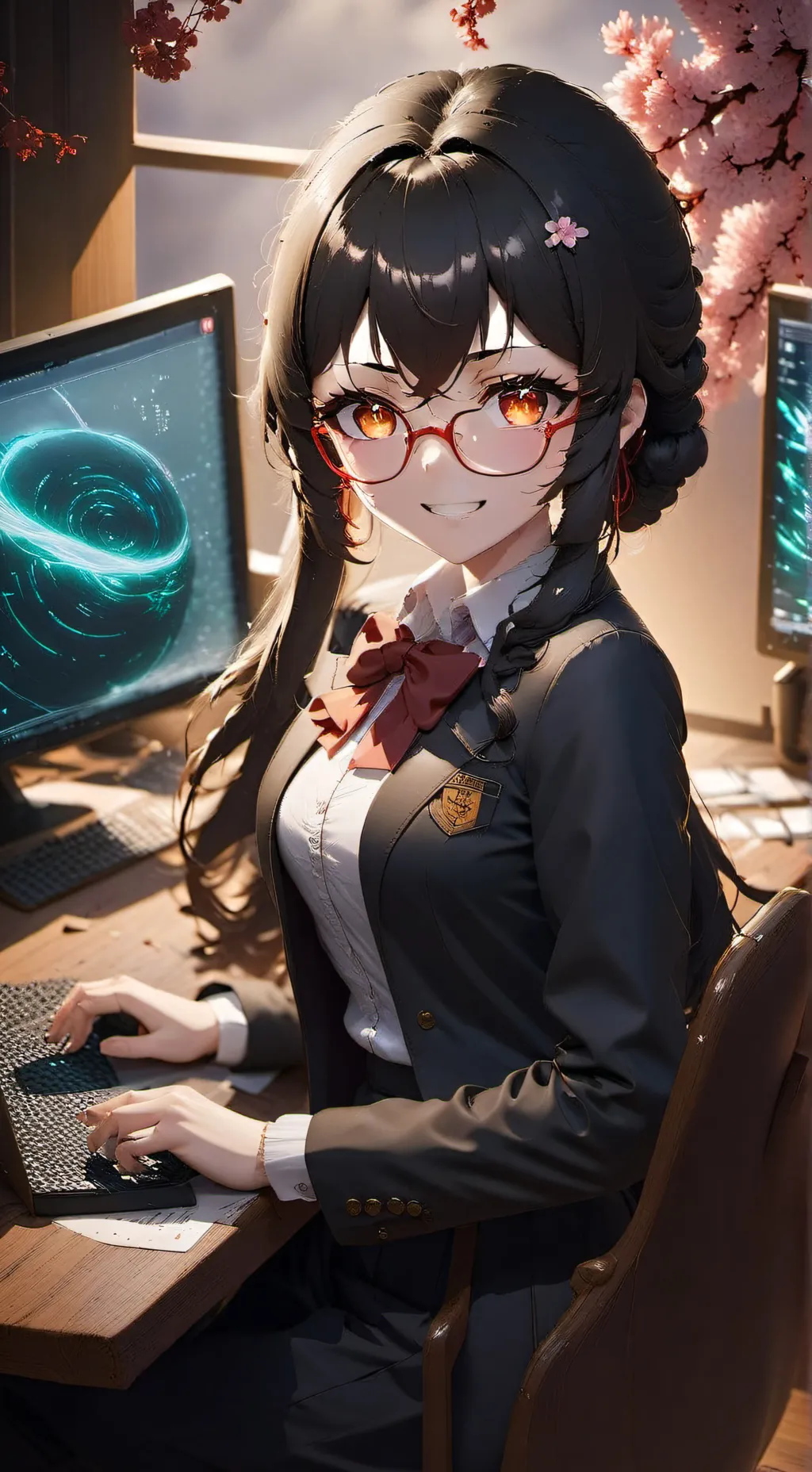 ai character: Kaori background