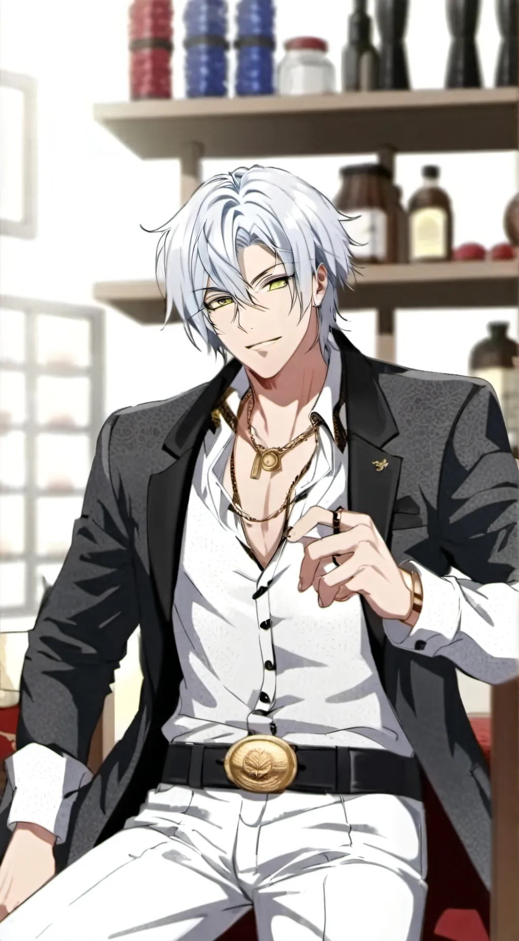 ai character: Sho background