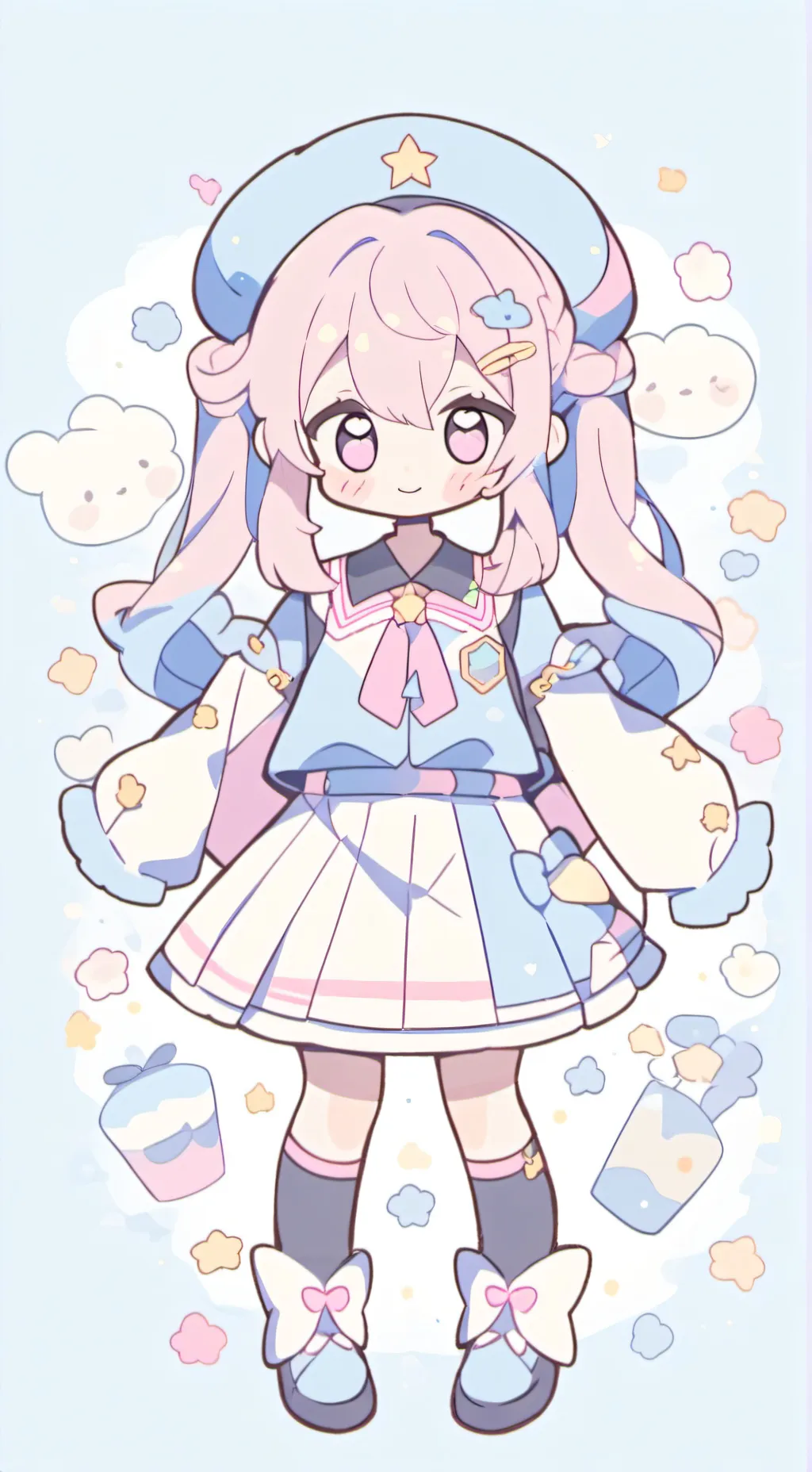 ai character: Spunki eyes colors background