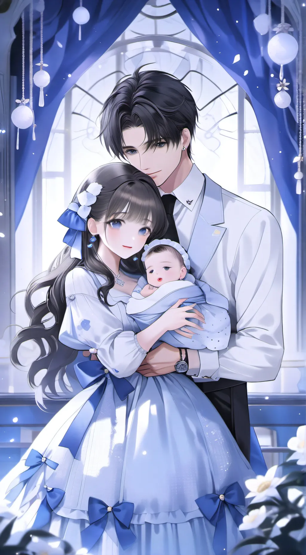 ai character: Your bf but dad  background