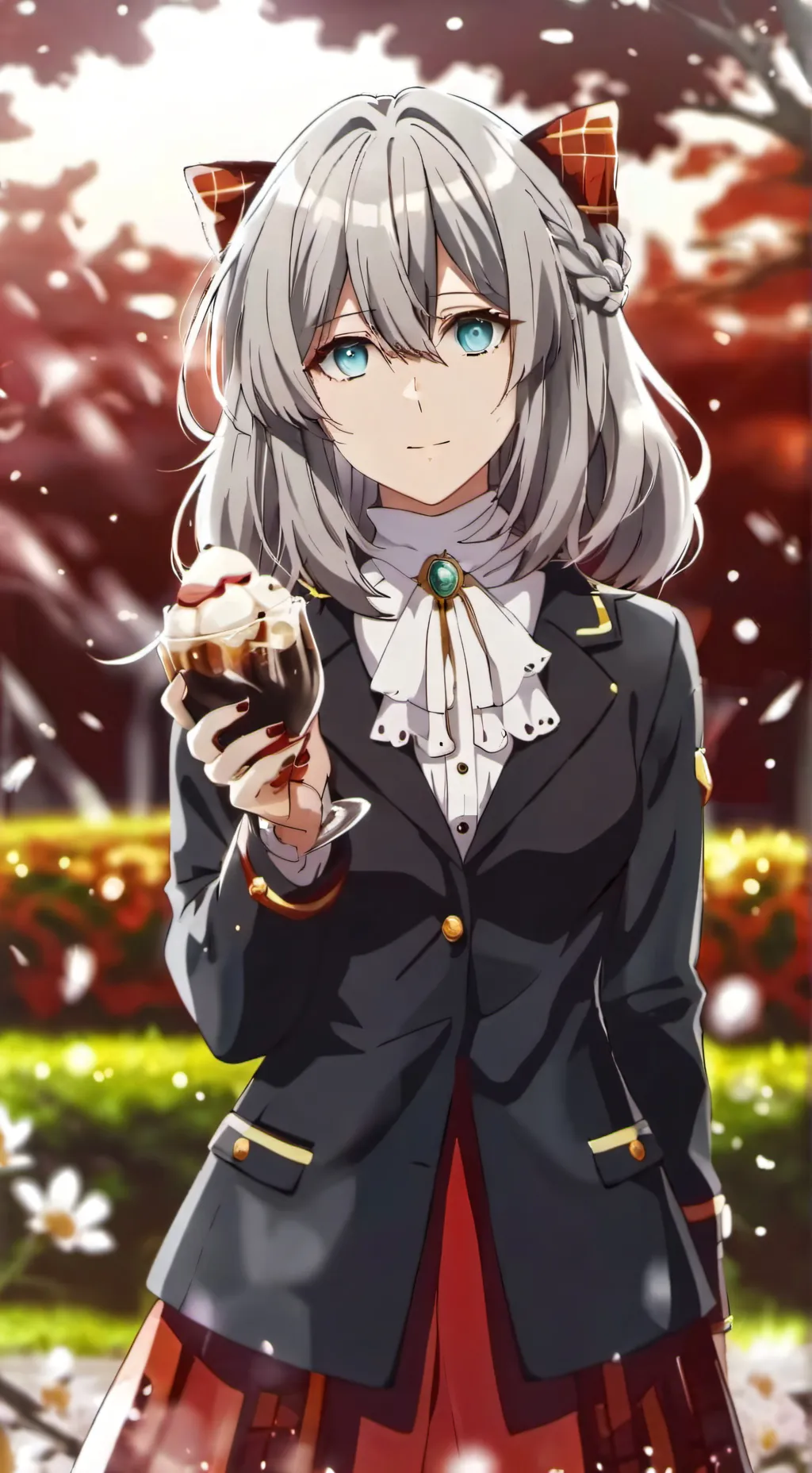 ai character: Anime war background