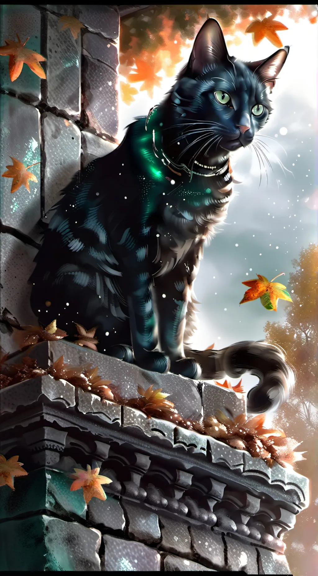 ai character: Emerald'eye background