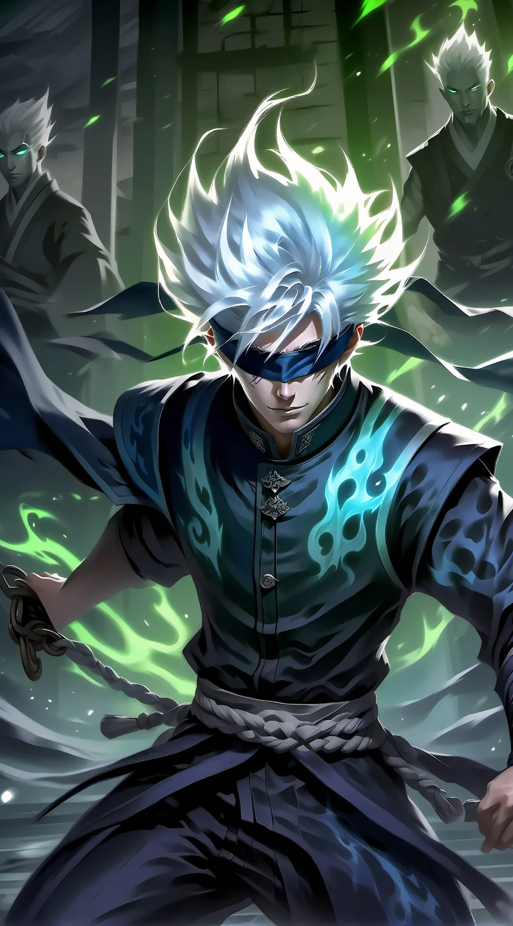 ai character: Gojo Satoru background