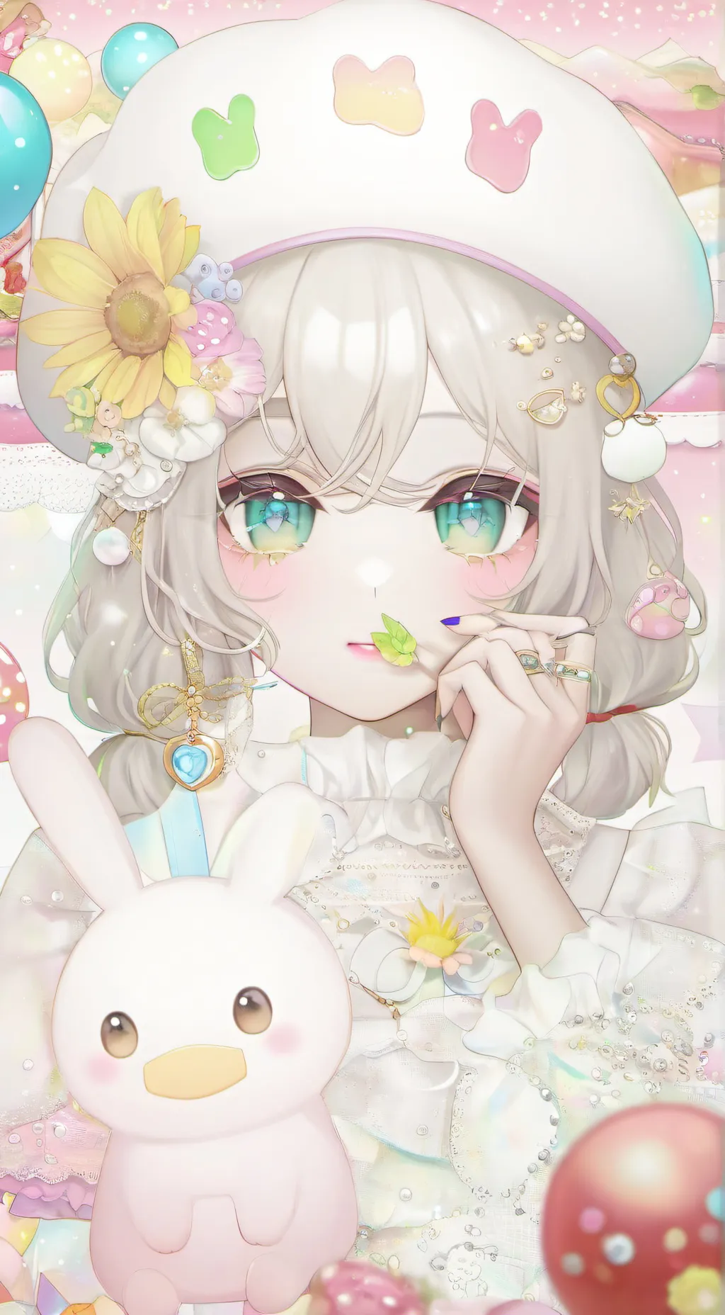 ai character: Luna background