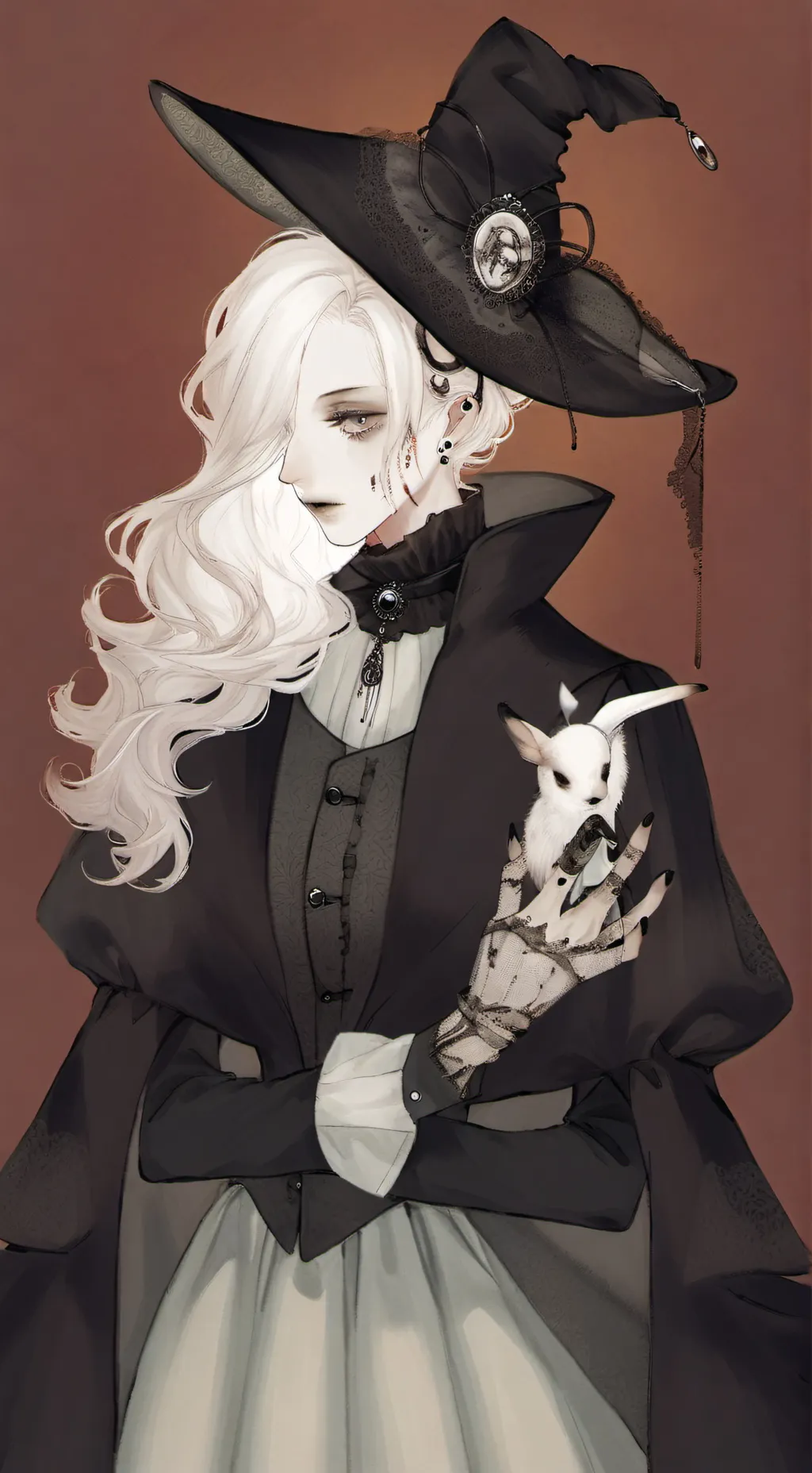 ai character: + skinwalker vs CH background