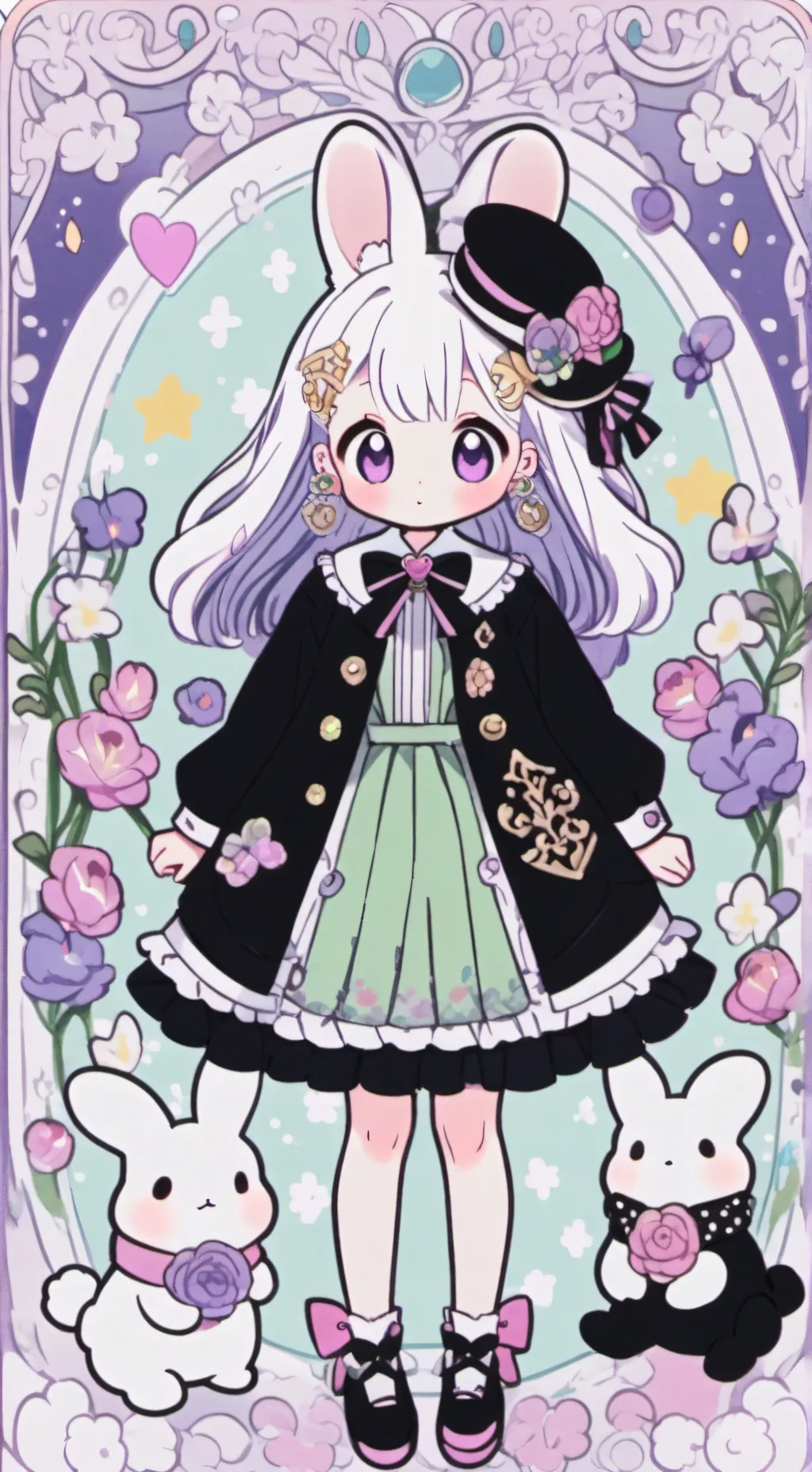 ai character: Cream and M.S background