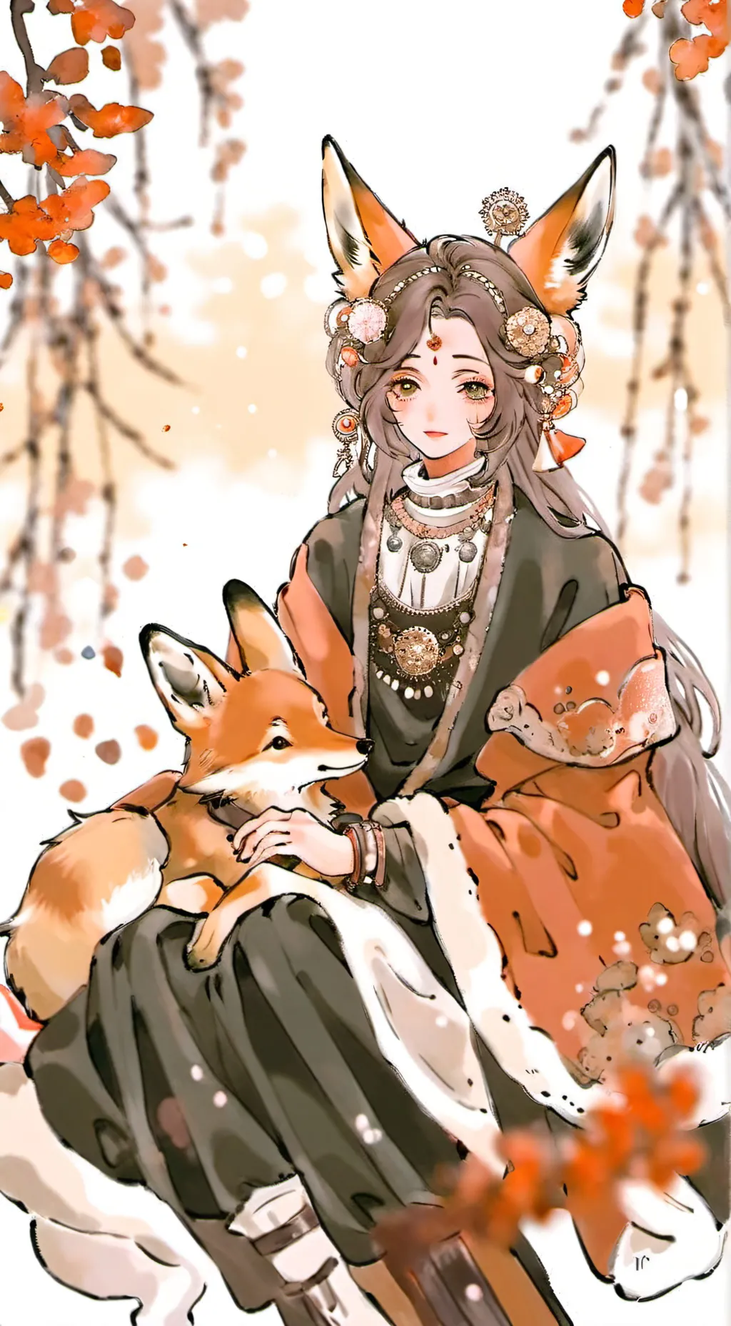 ai character: foxy  background