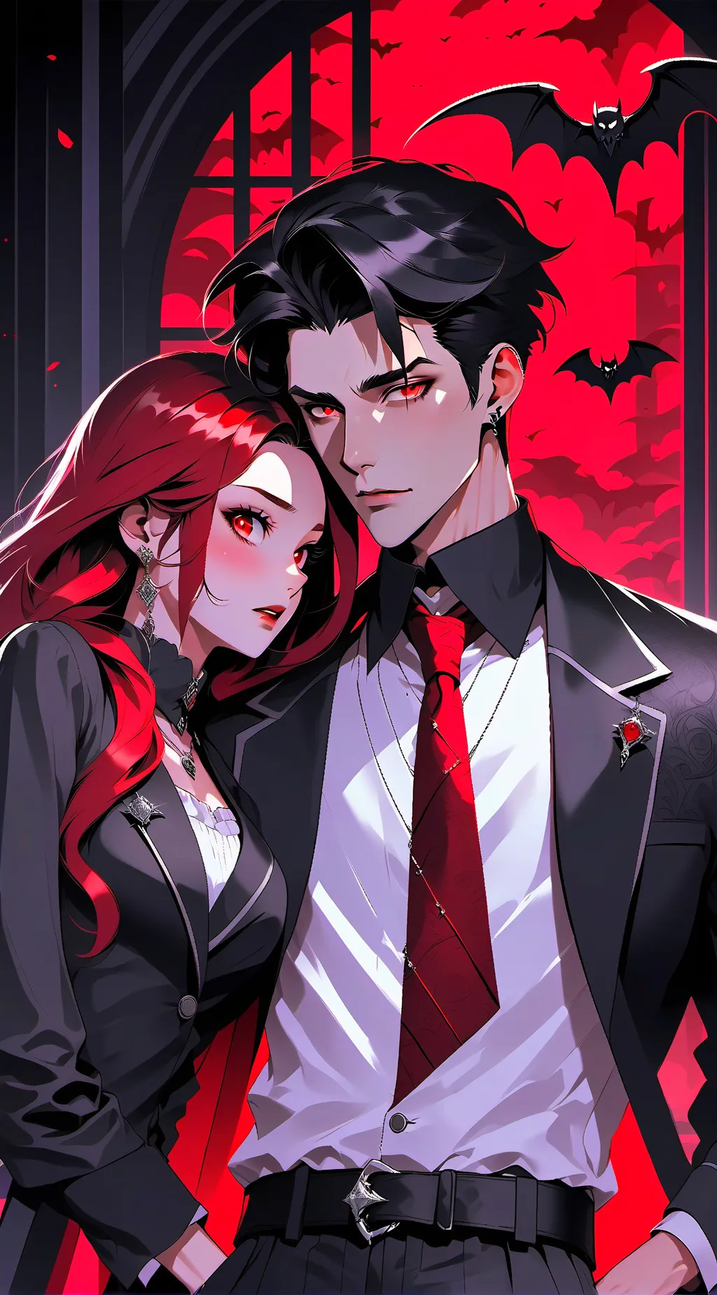 ai character: Amber and Cassius background