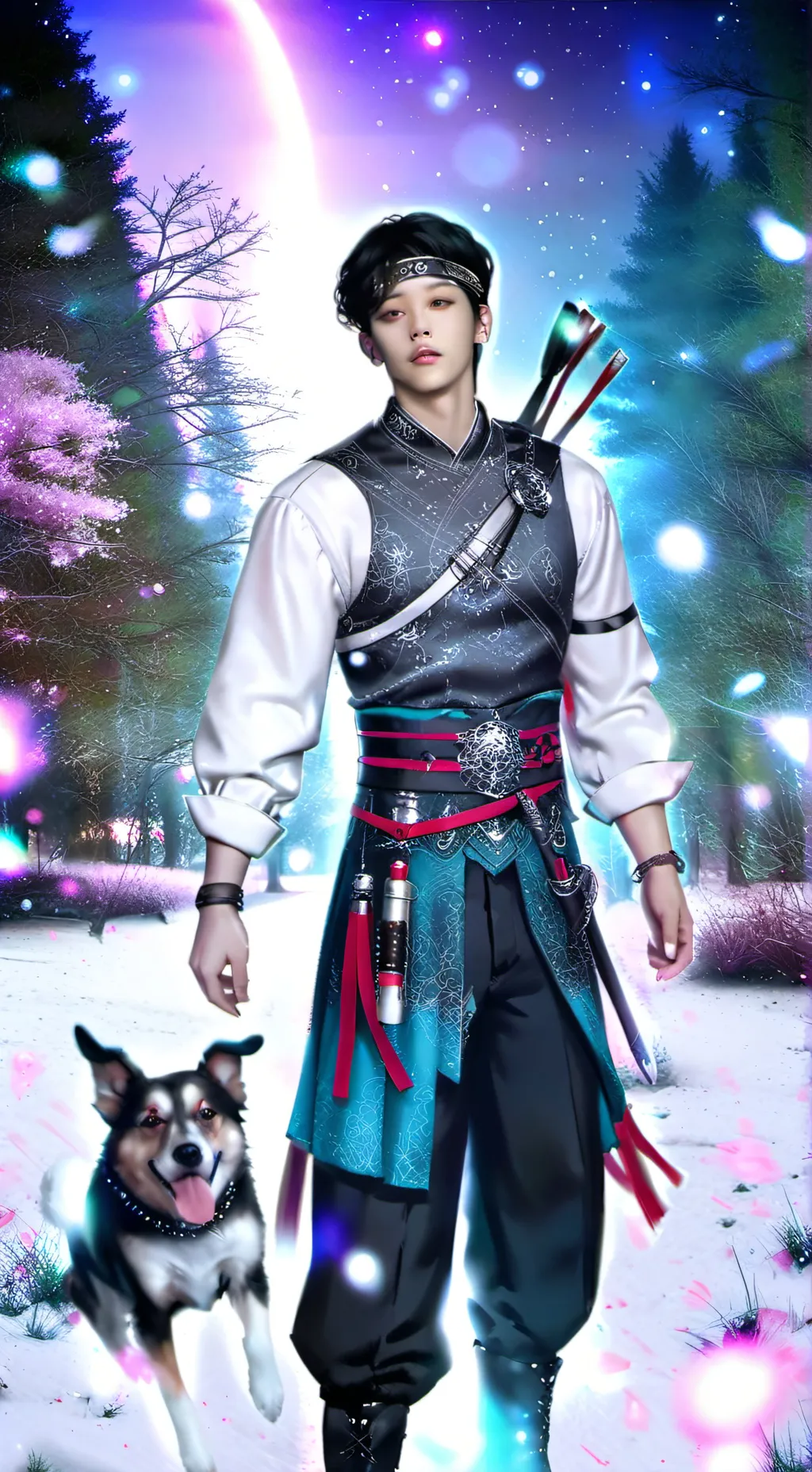 ai character: 🖤FÉLIX♥️ background