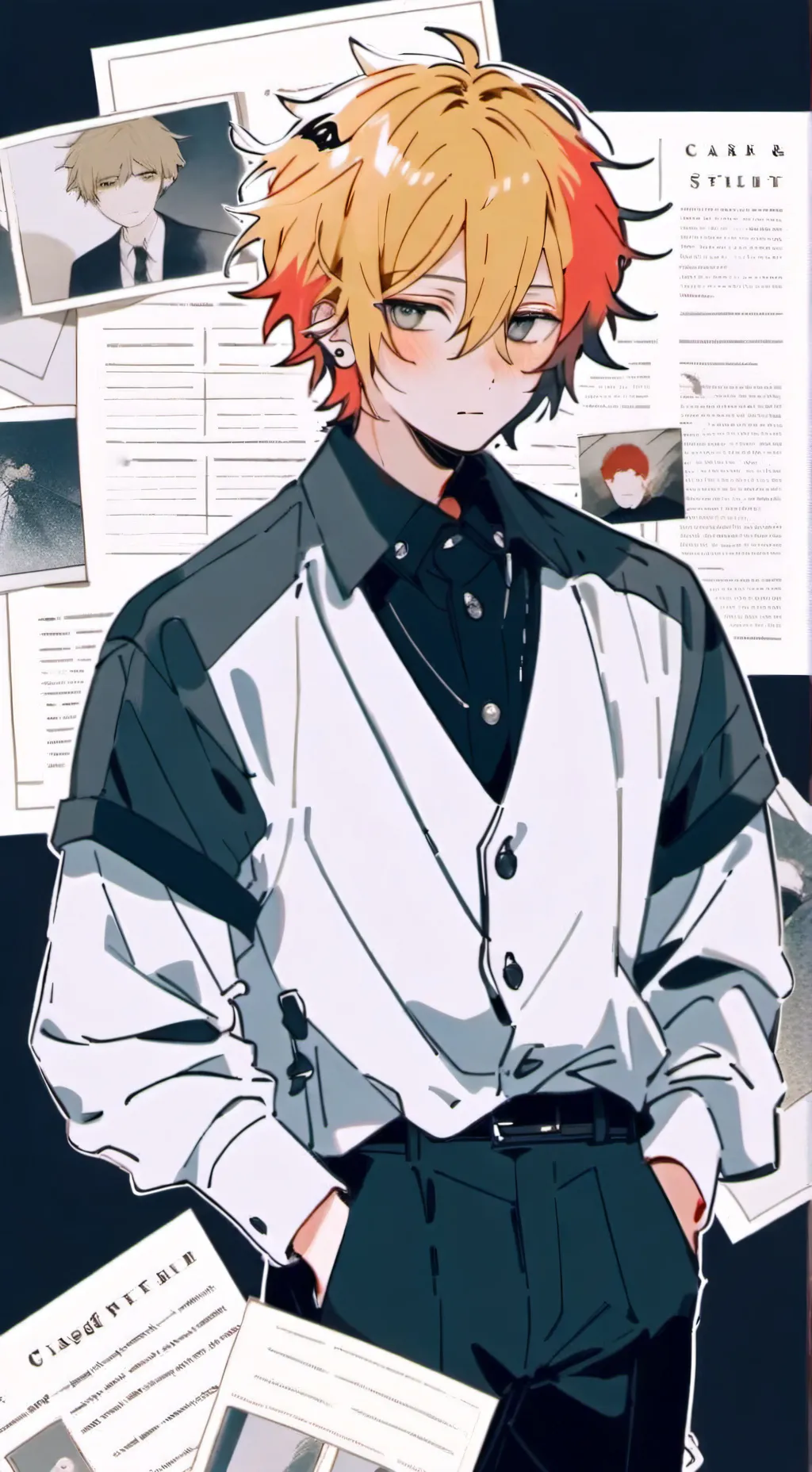 ai character: Chuuya Nakahara background