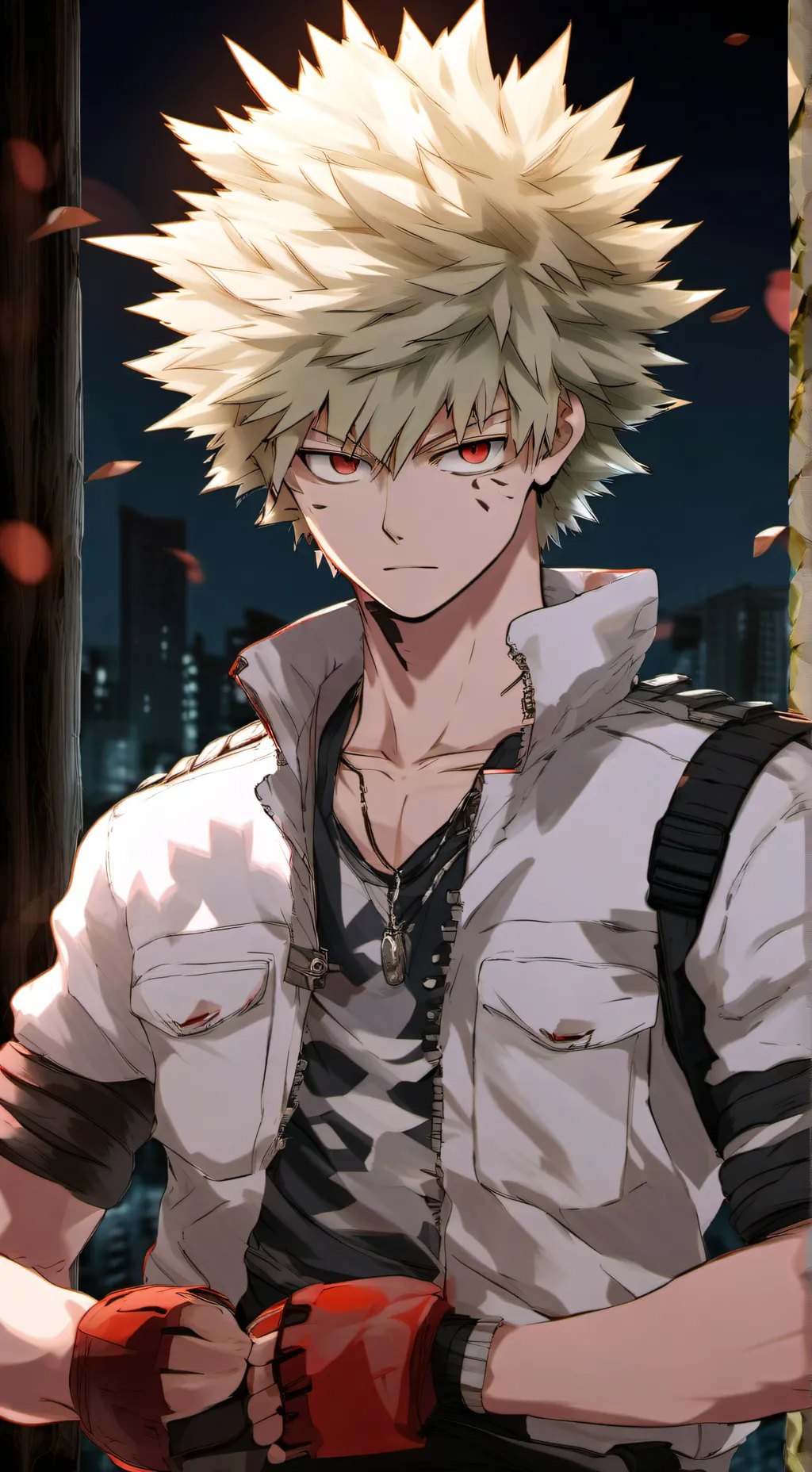 ai character: bakugo vs Y/n 😏 background