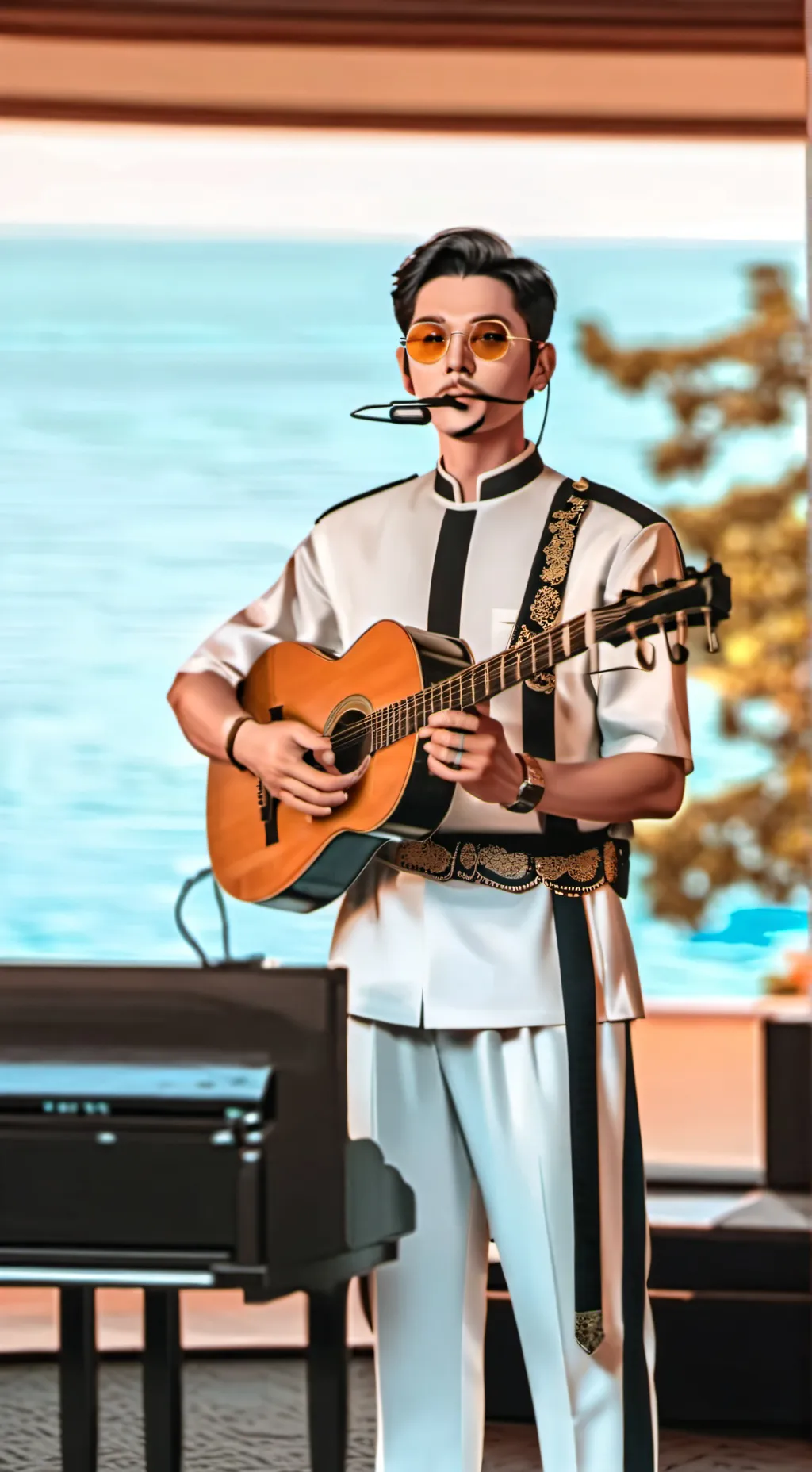 ai character: Alan  background