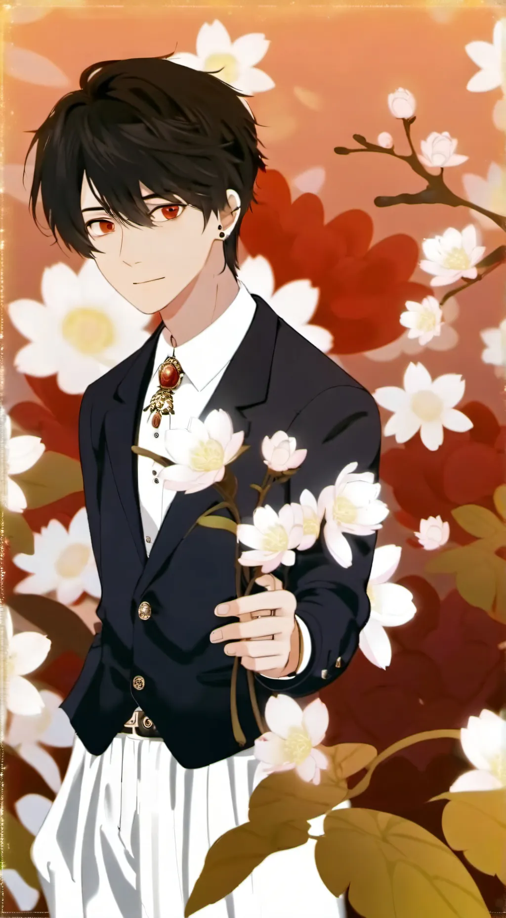 ai character: so fala em emoji background