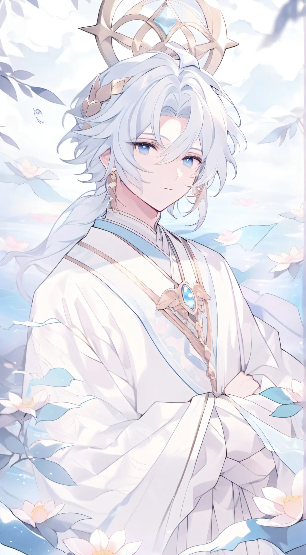 ai character: Ángel  background