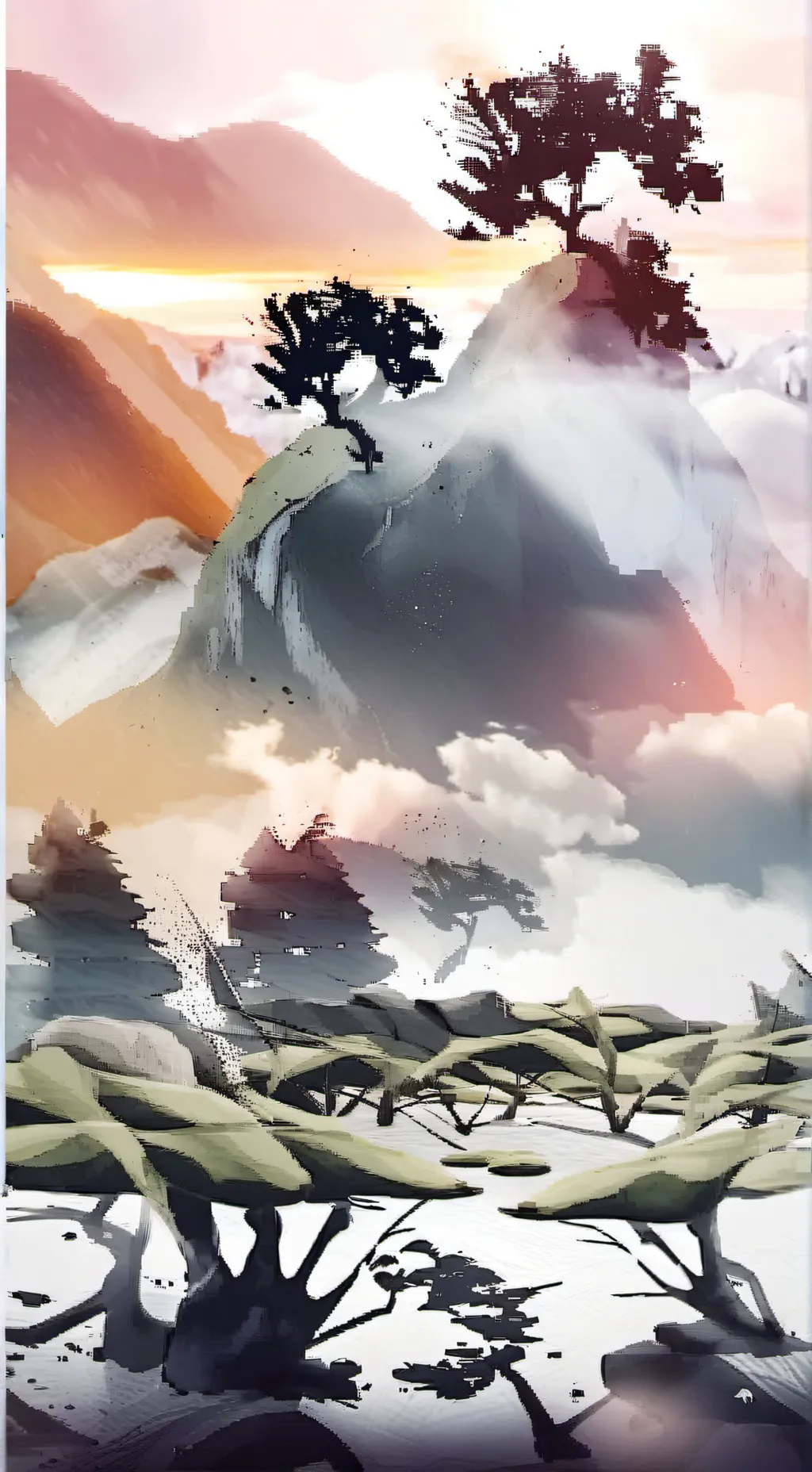 ai character: Moonbery sleepover background