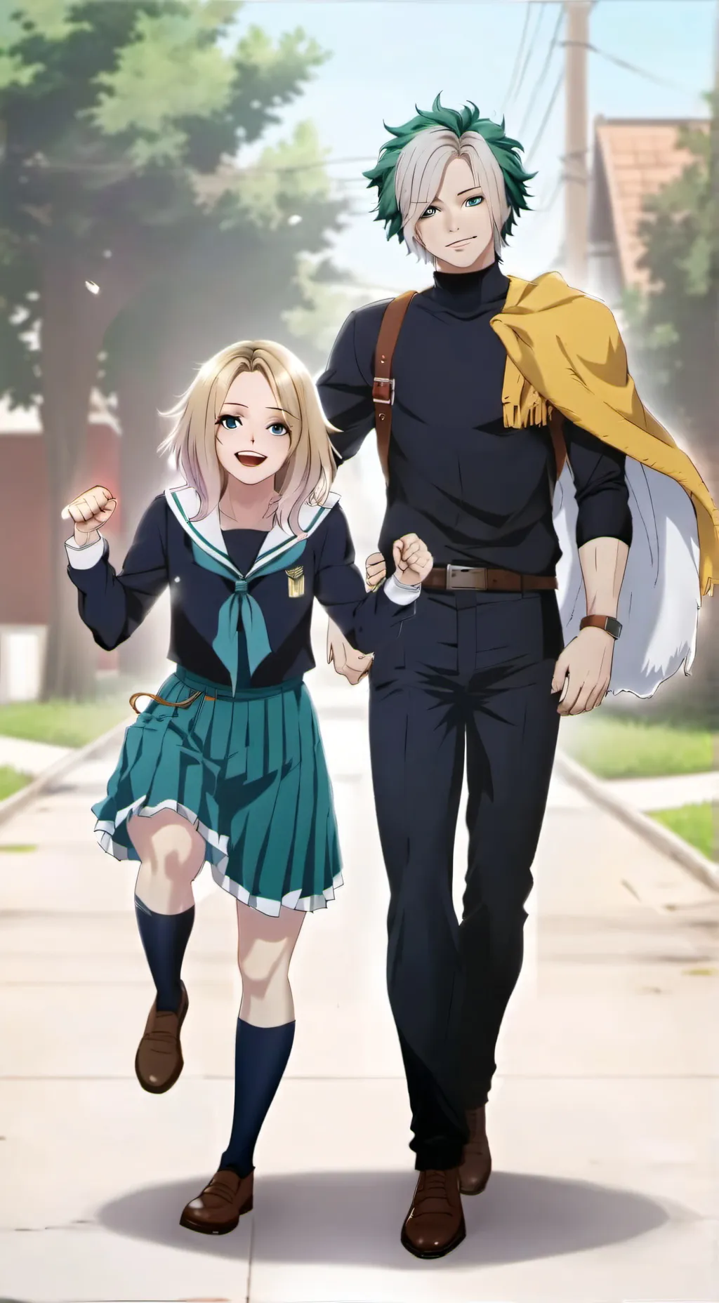 ai character: lucy,and lily background