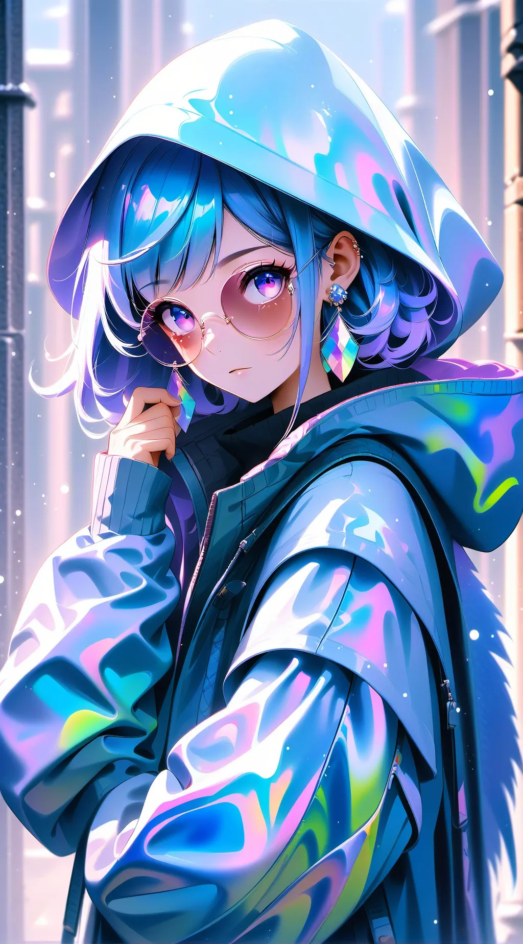 ai character: The smack meme background