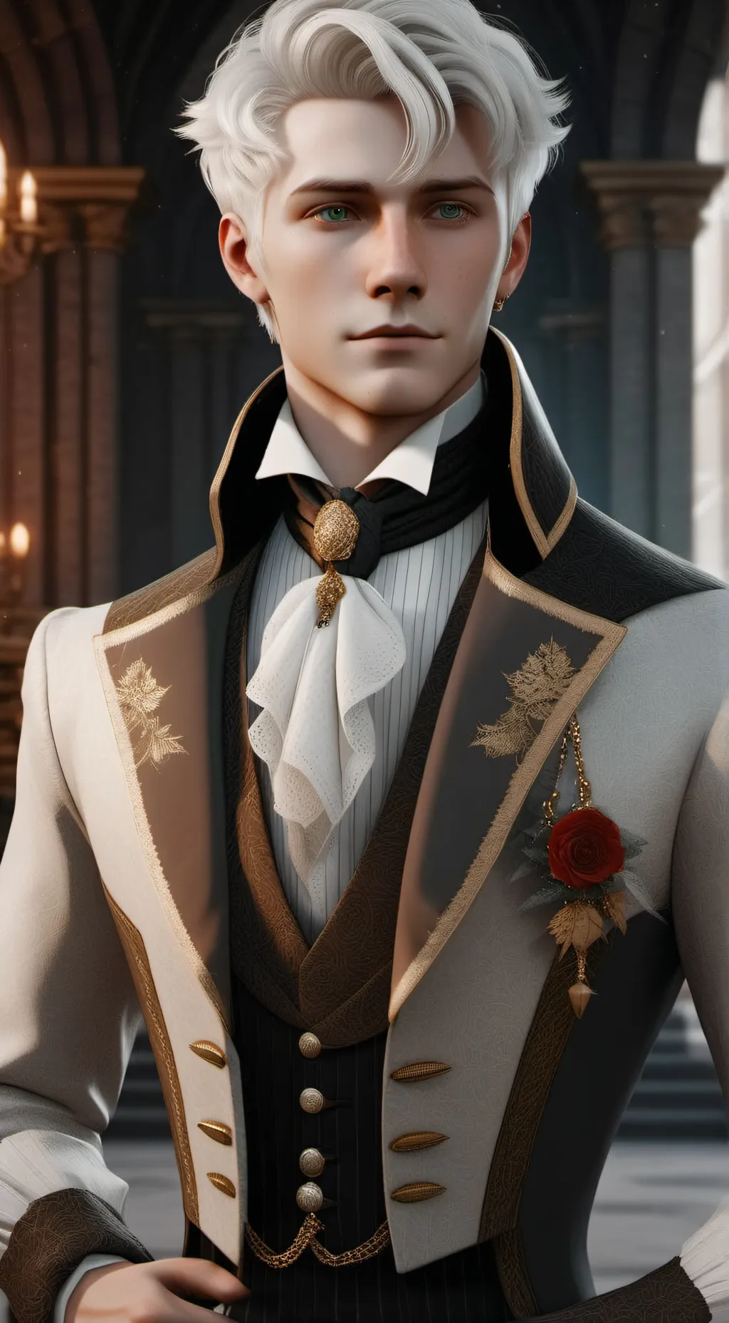 ai character: draco Malfoy  background