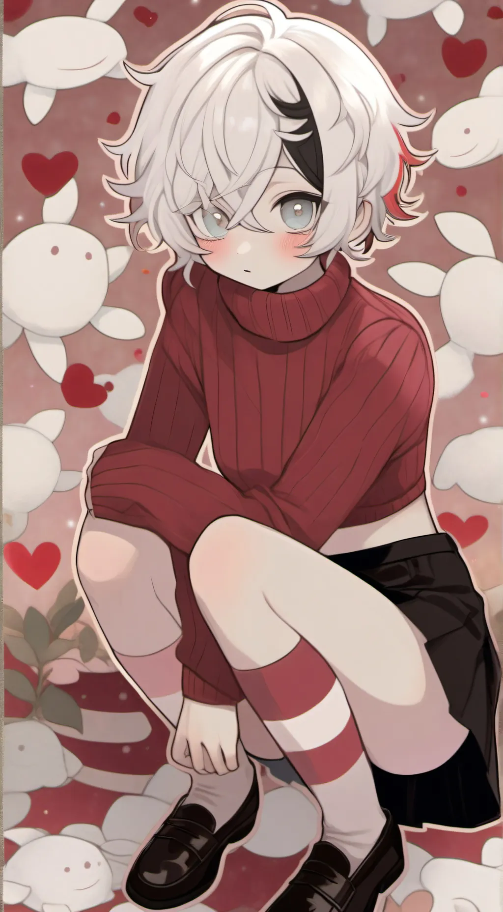 ai character: bl.    colin background