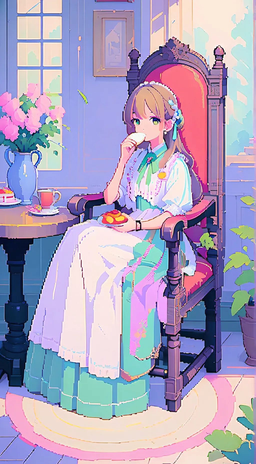 ai character: Mha feeds u background