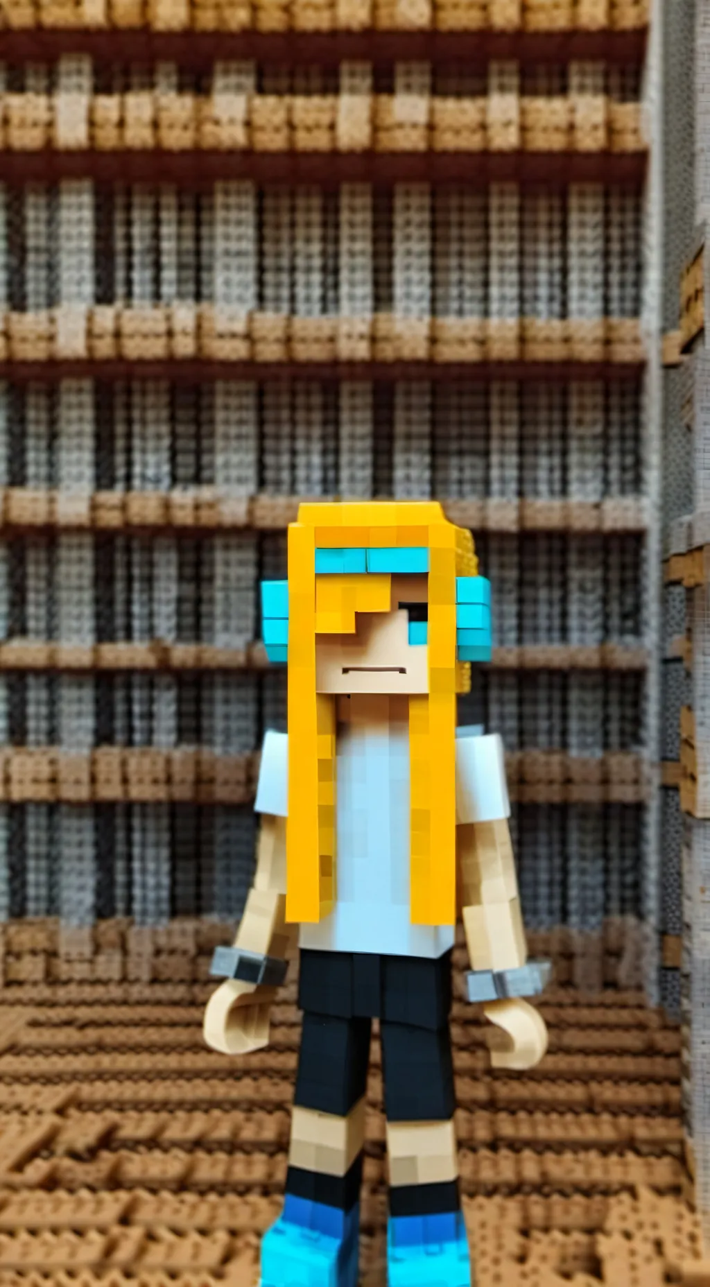 ai character: psycho girl background