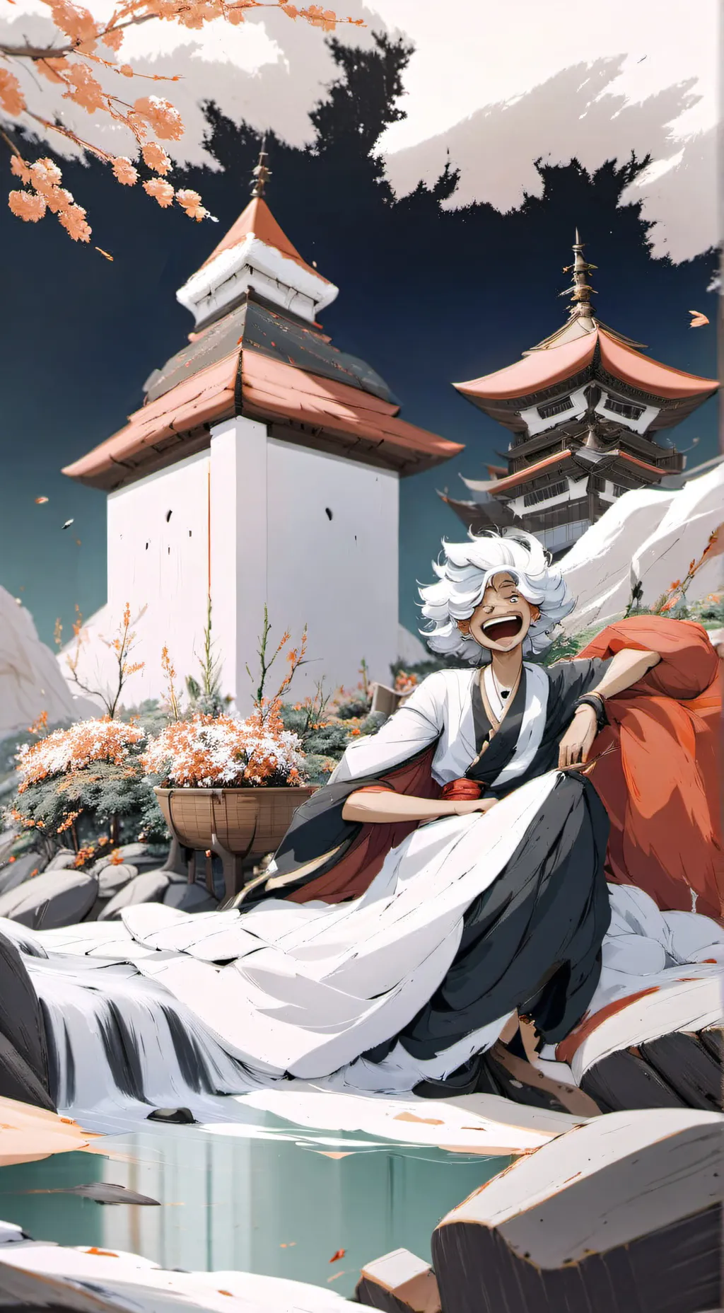 ai character: monkey d luffy background