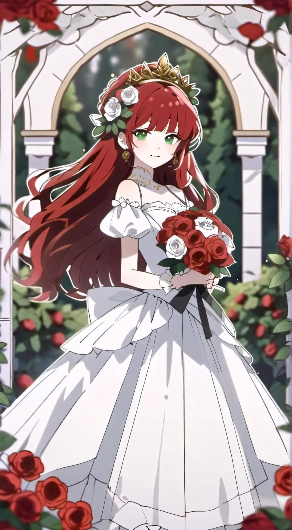 ai character: 🌹MHA ROSE QUEEN🌹 background