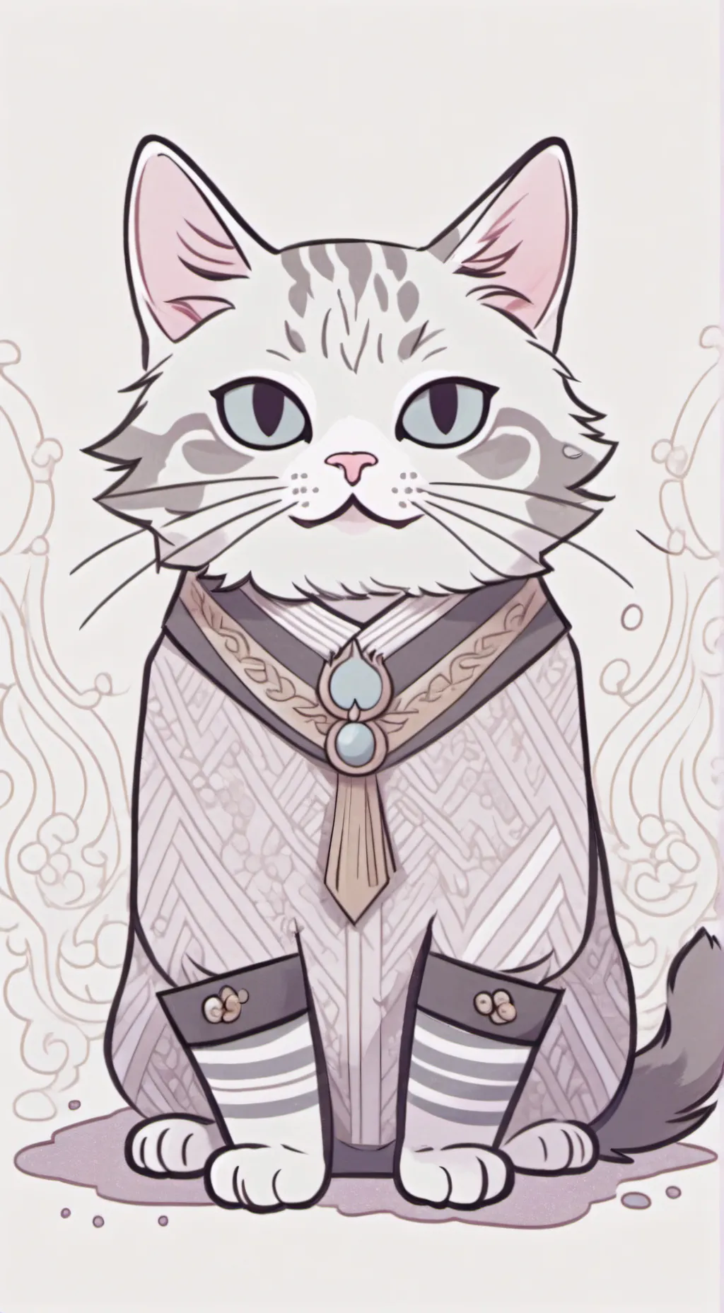 ai character: ☆Wenda latina☆ background