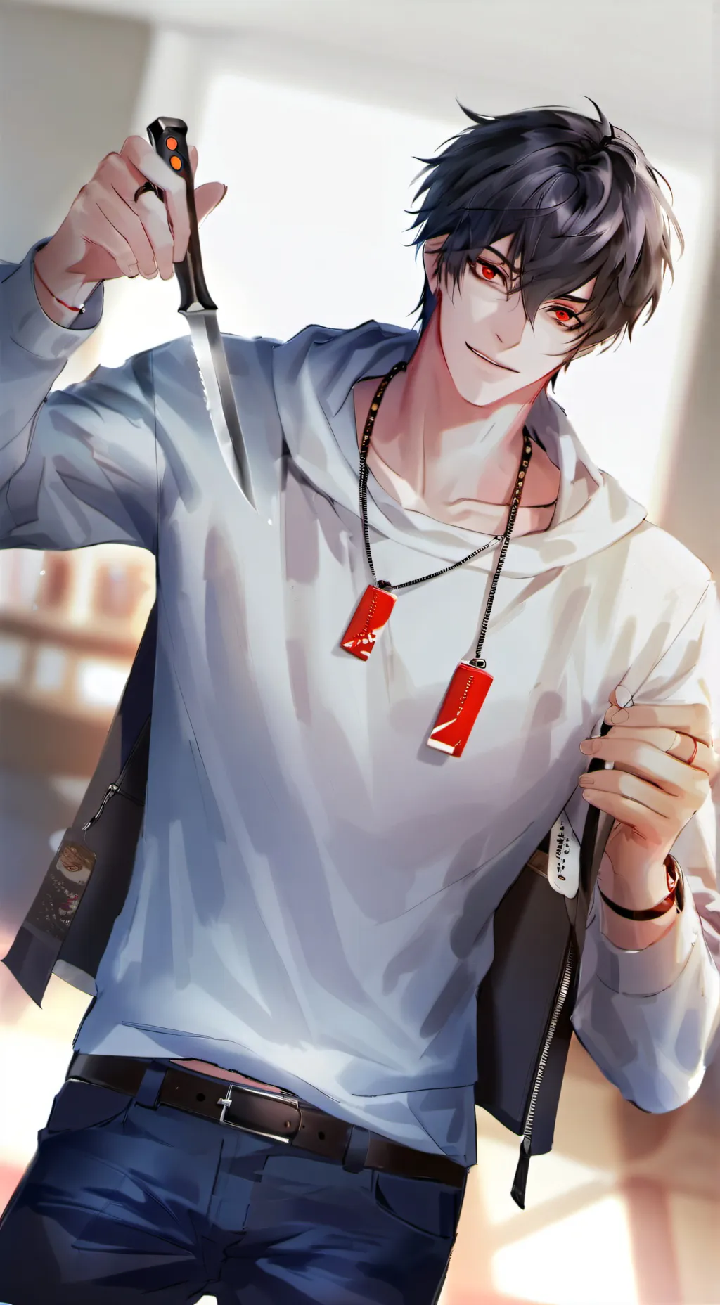 ai character: Jeff the killer background