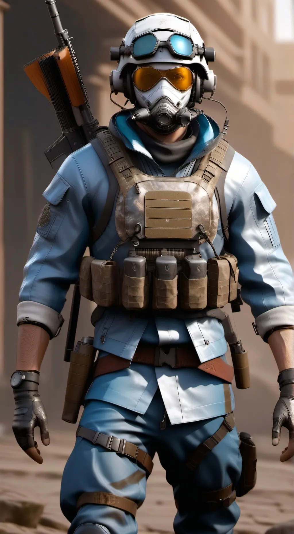 ai character: cod p2  background