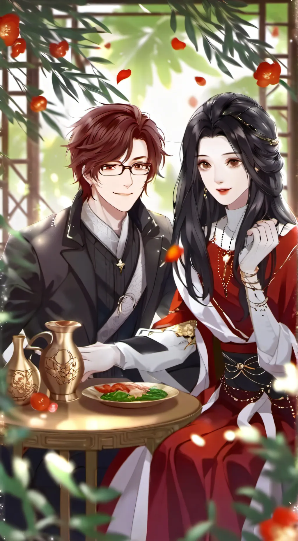 ai character: un hombre lindo background