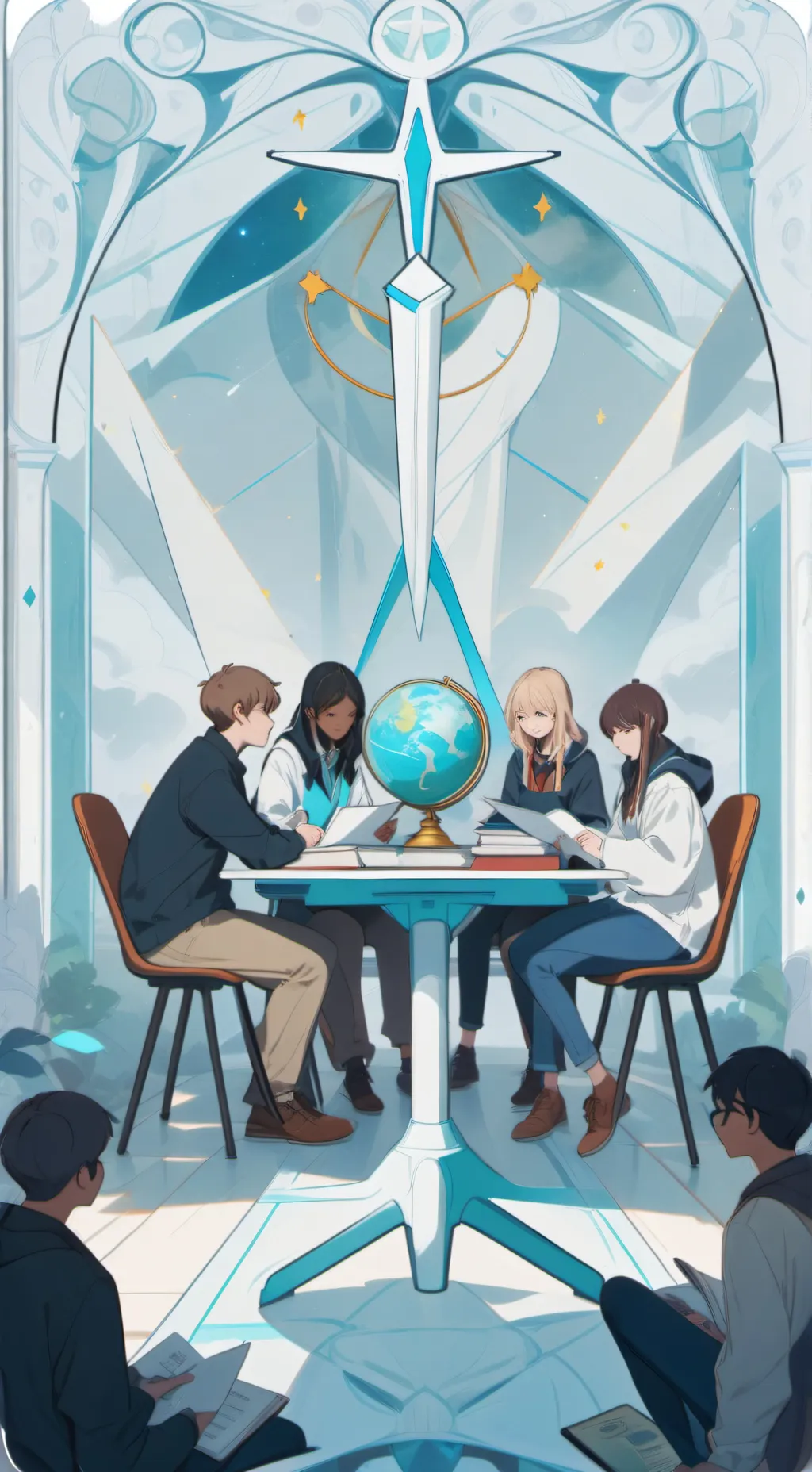 ai character: -Discovery- background