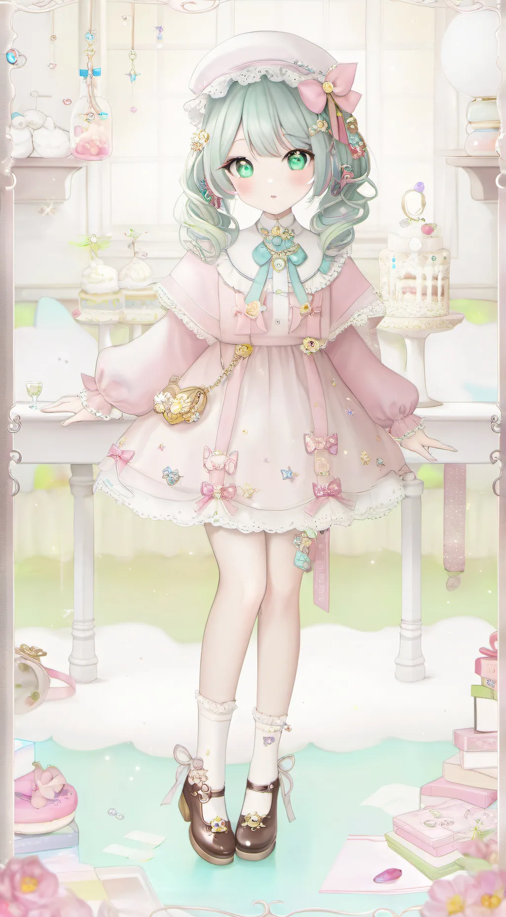 ai character: your gf  background