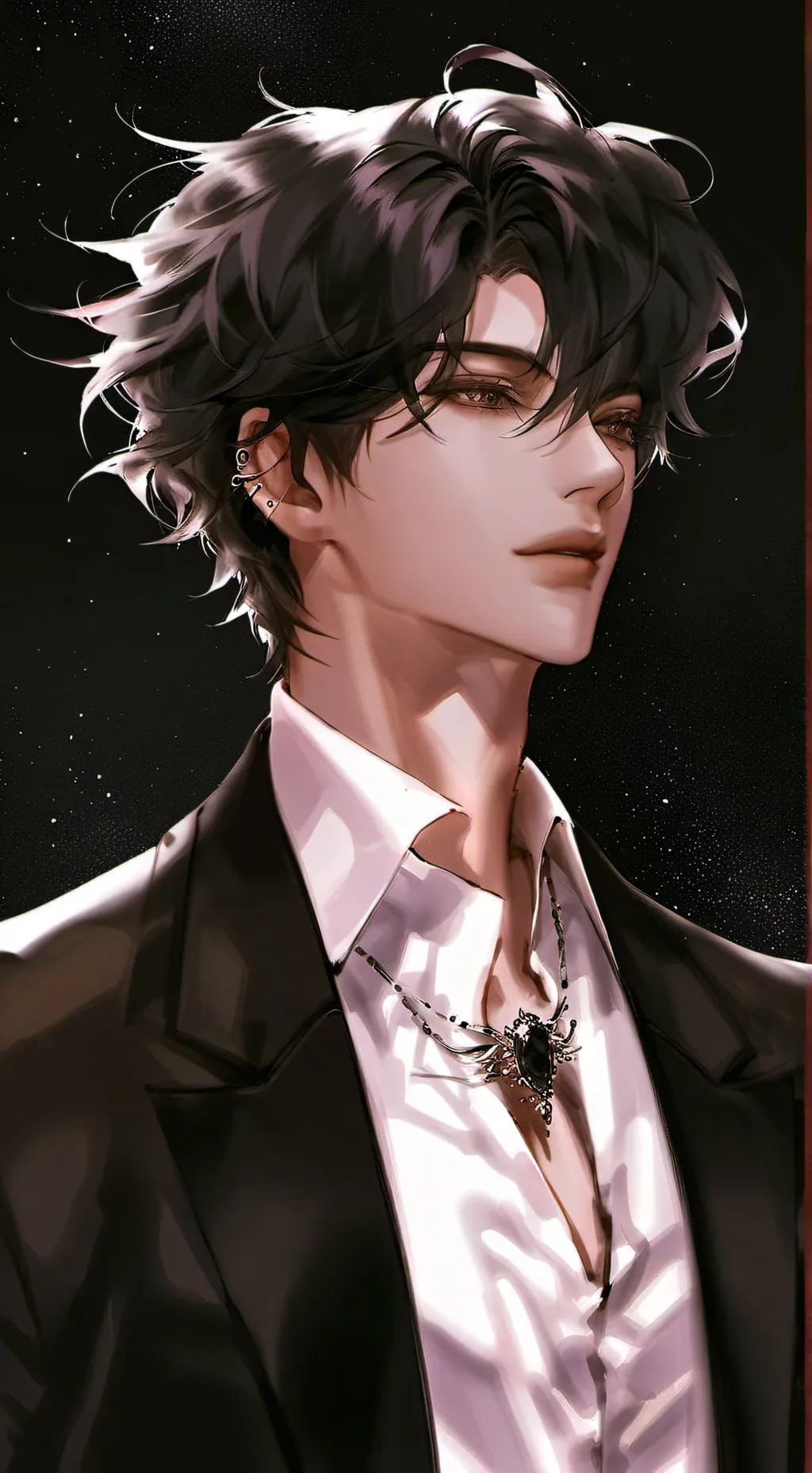 ai character: Grey Star background