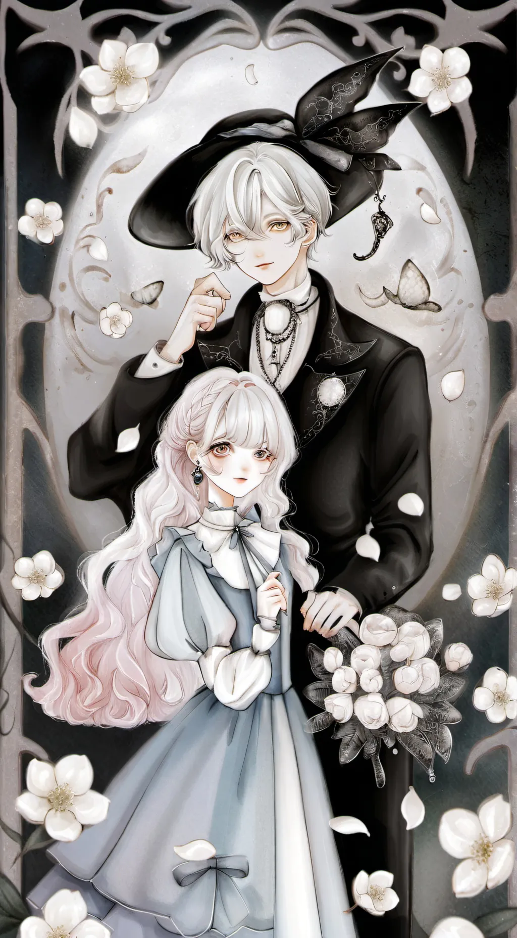 ai character: ○●Kei y Lei●○ background