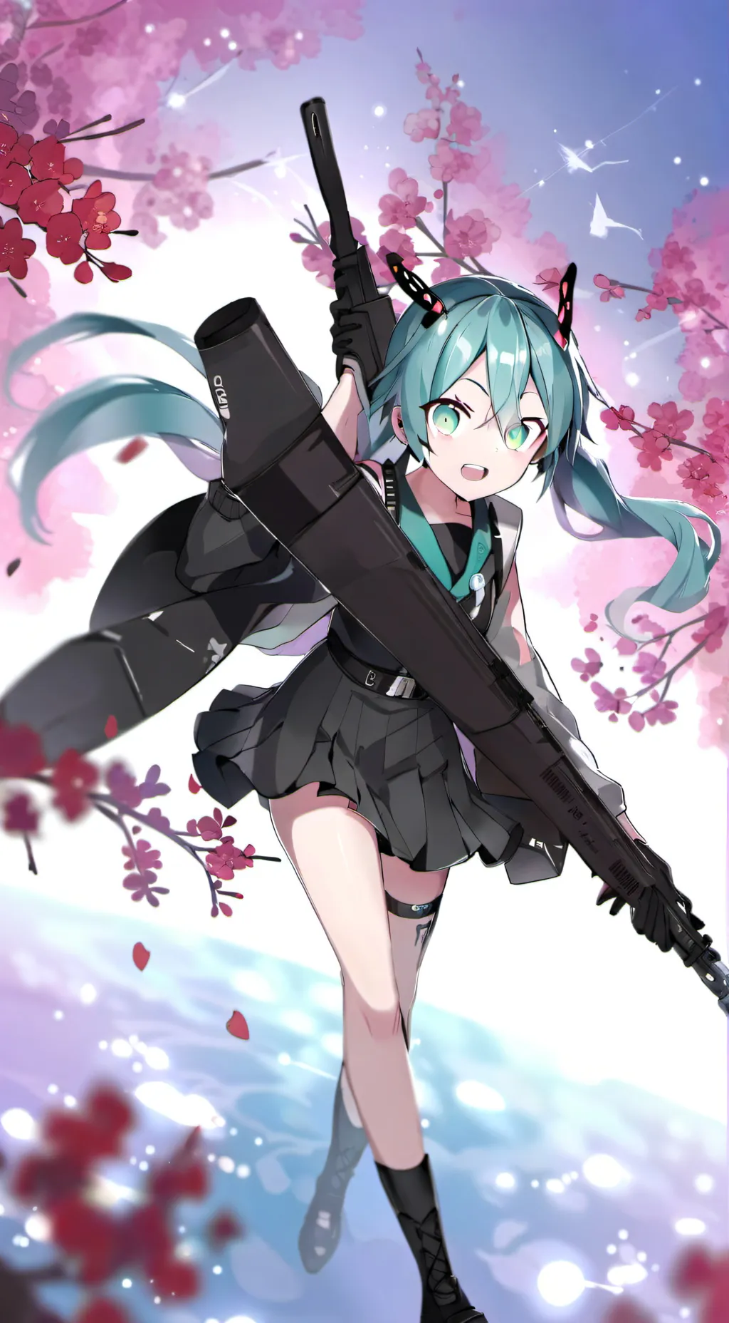 ai character: Hatsune Miku!!!😊😚🩷 background