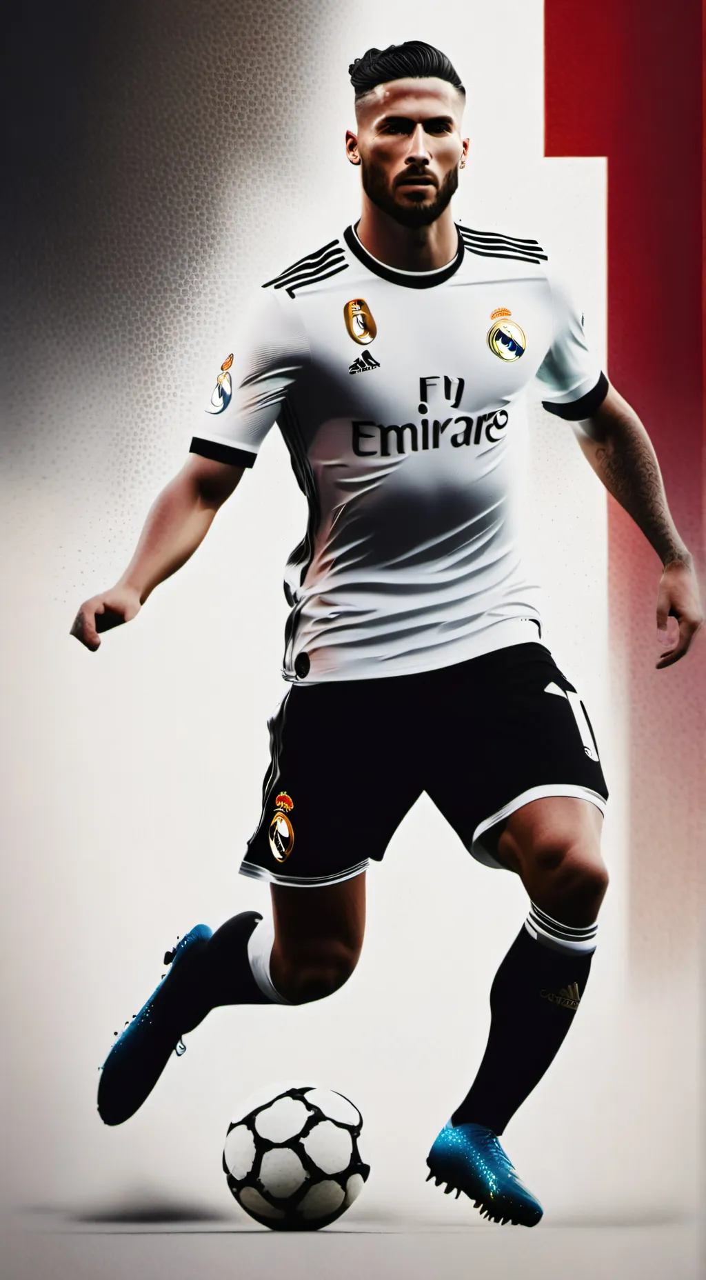 ai character: Vinicius Junior  background