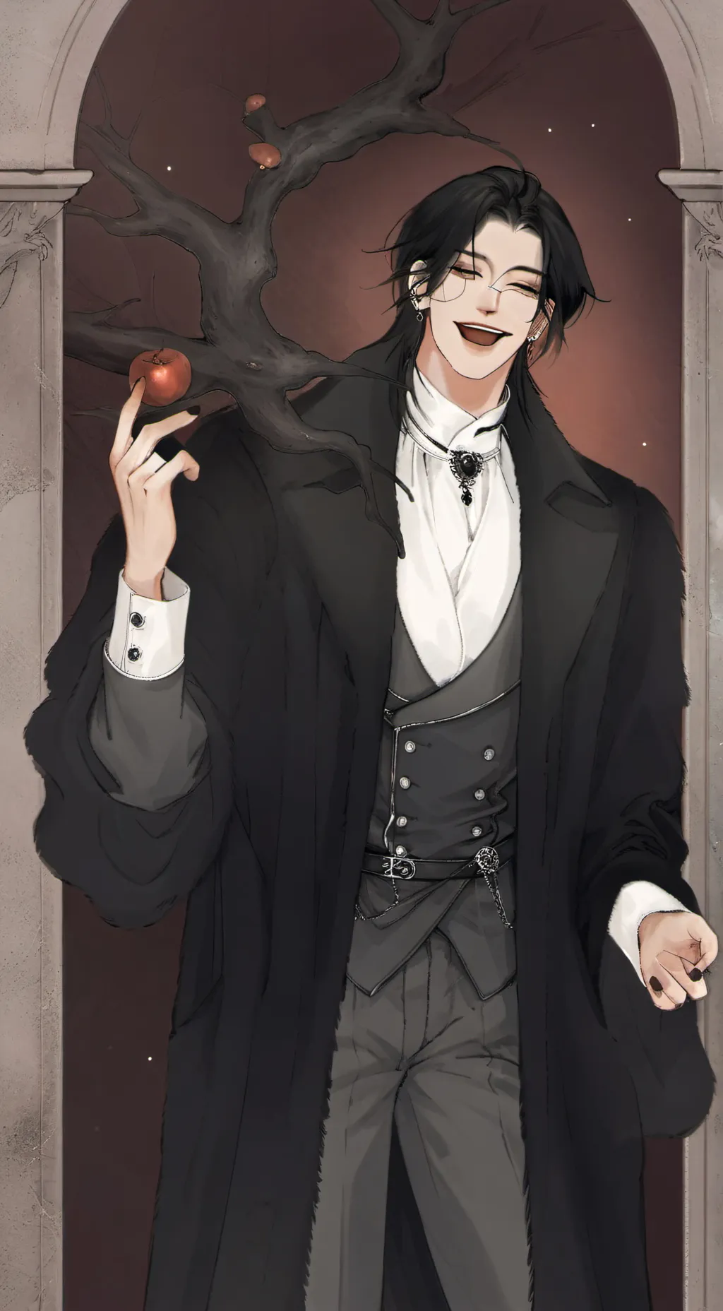 ai character: even why she's cry background